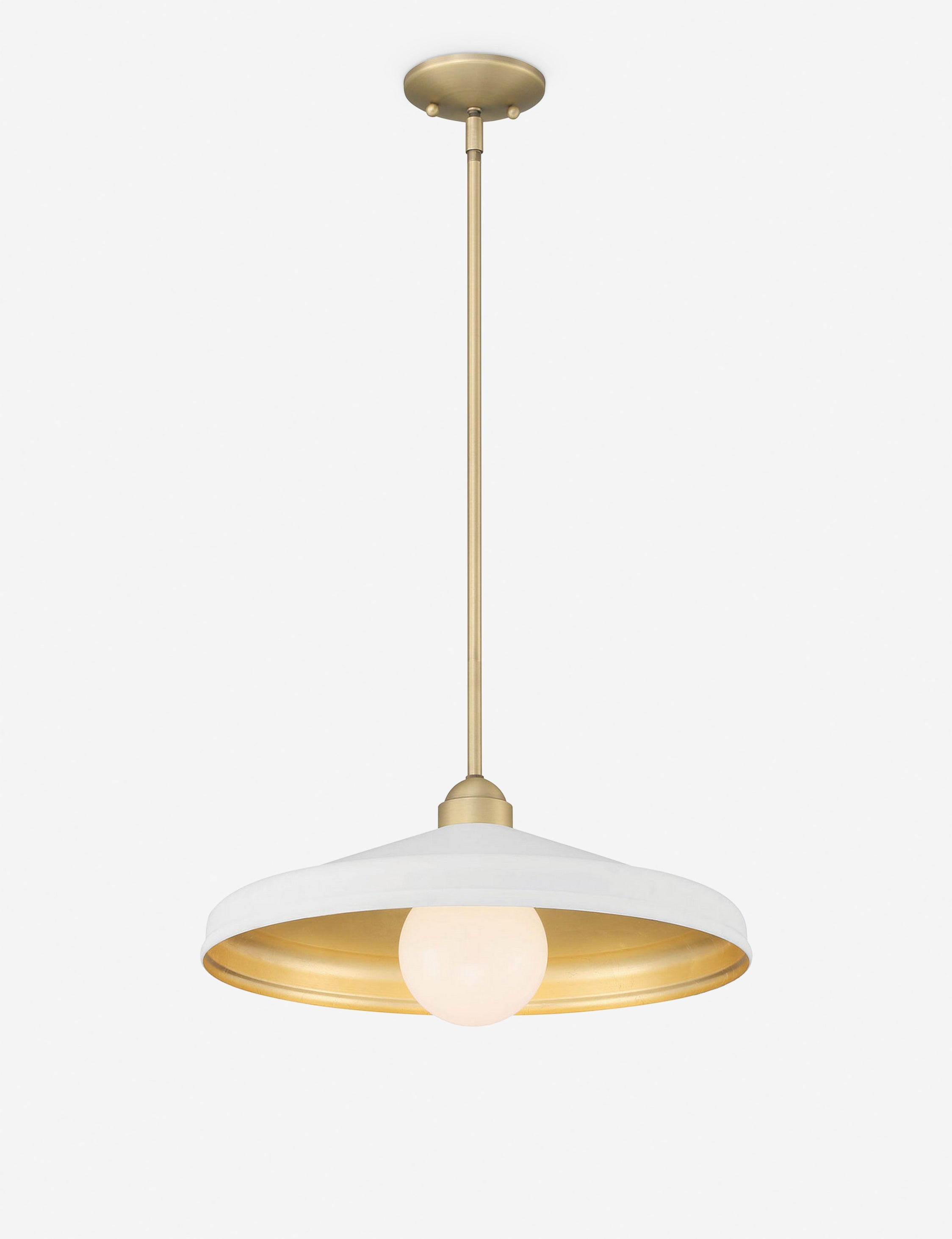 Parish Pendant Light - White / 18" Dia