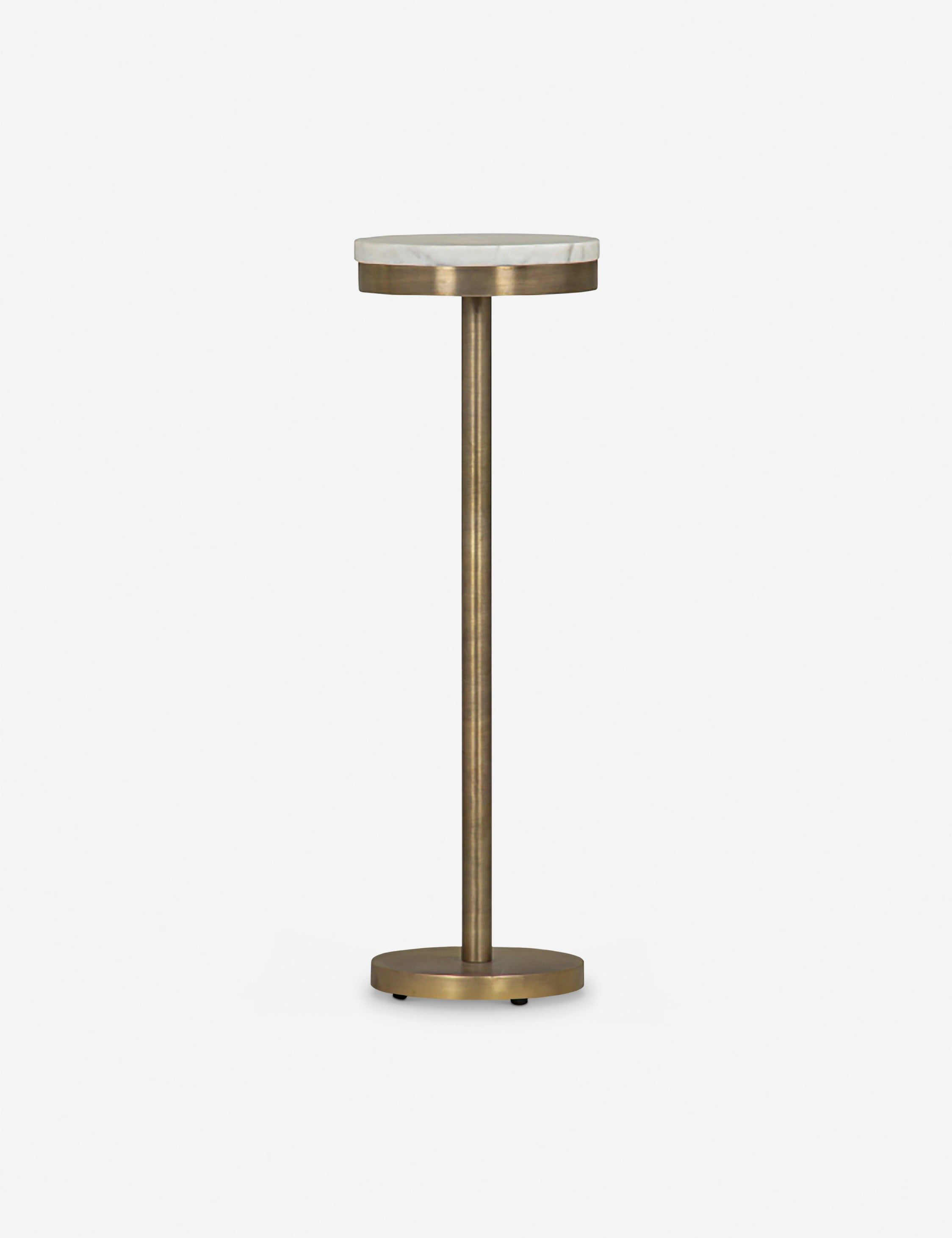 Oswald Side Table - White Marble