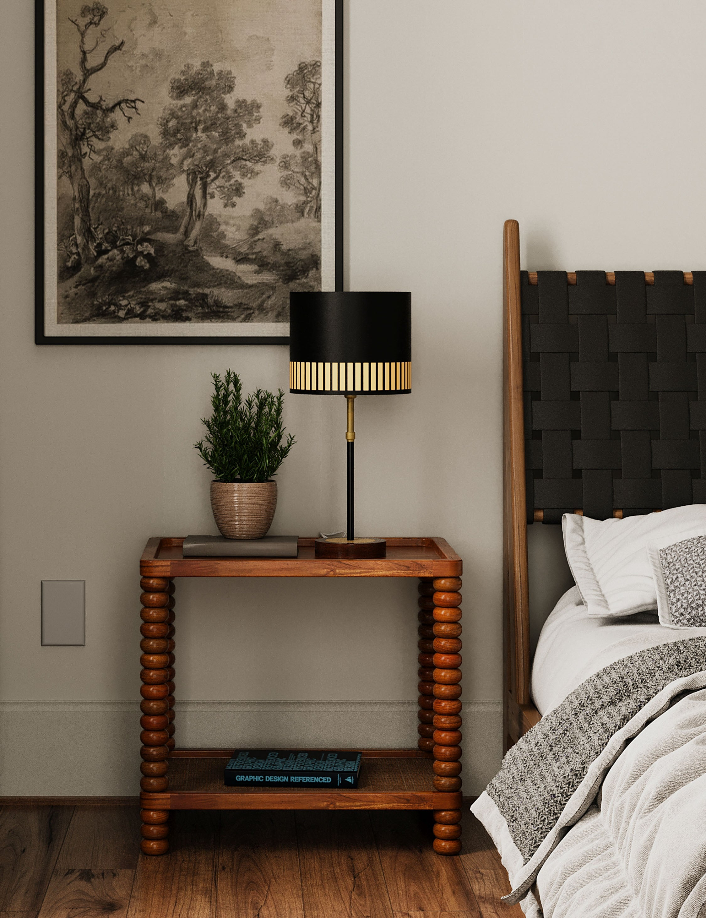 Dowd Side Table - Chesnut