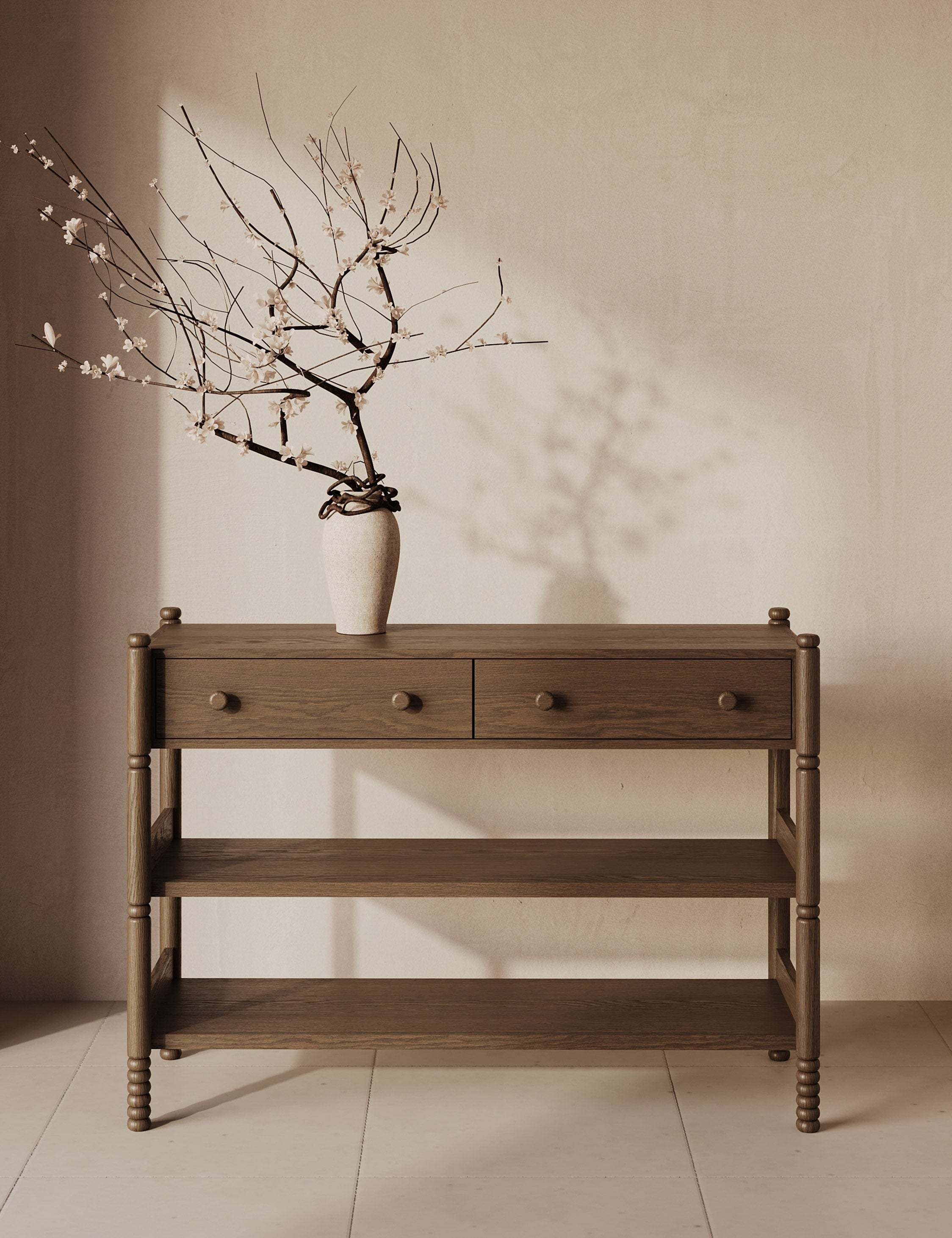 Perth Console Table - Brown