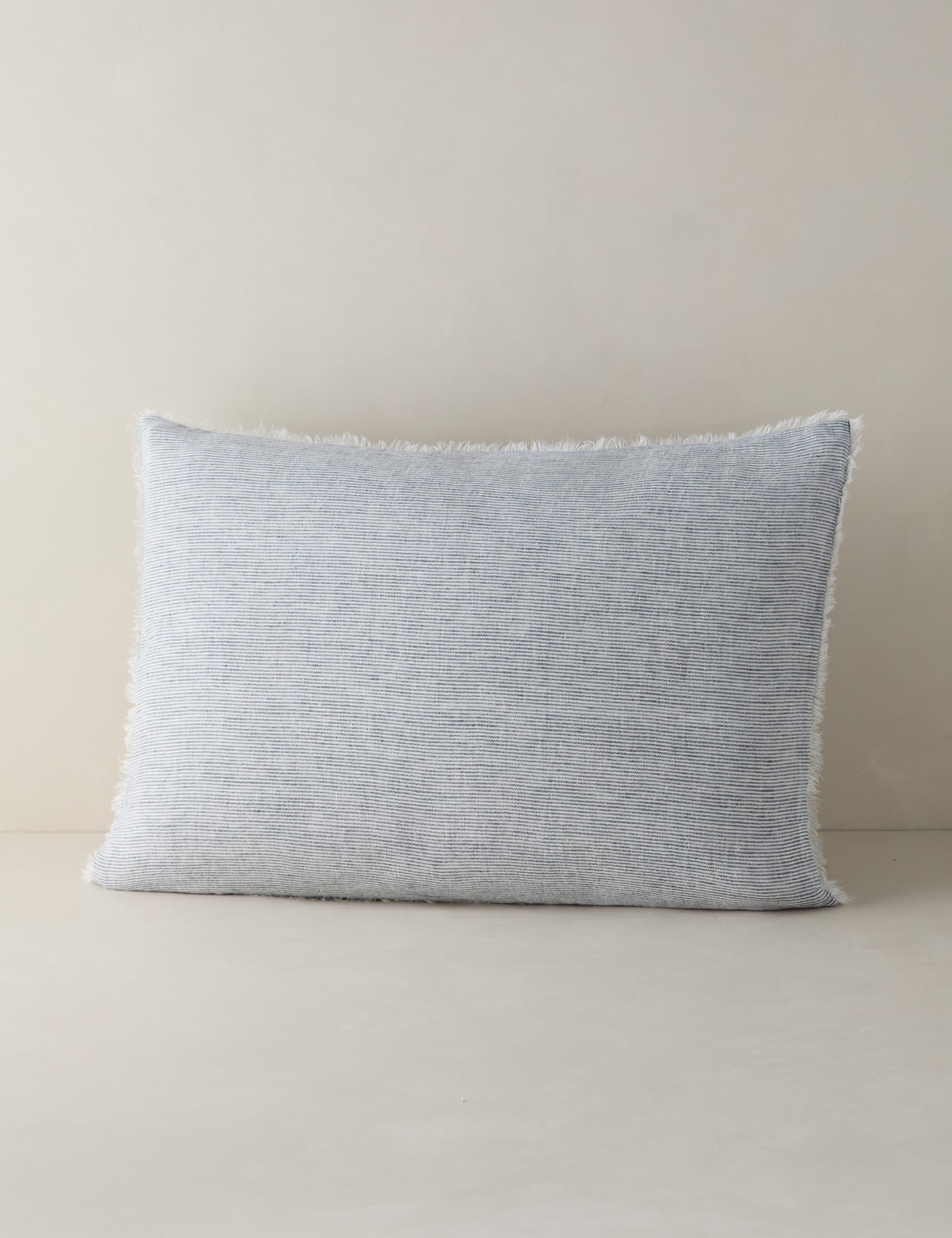 Logan Linen Sham by Pom Pom at Home - Navy / Standard