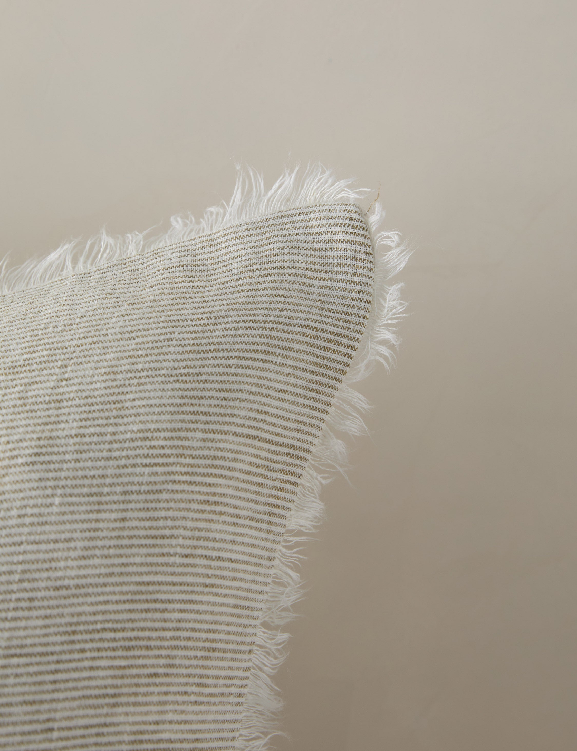 Logan Linen Sham by Pom Pom at Home - Olive / King