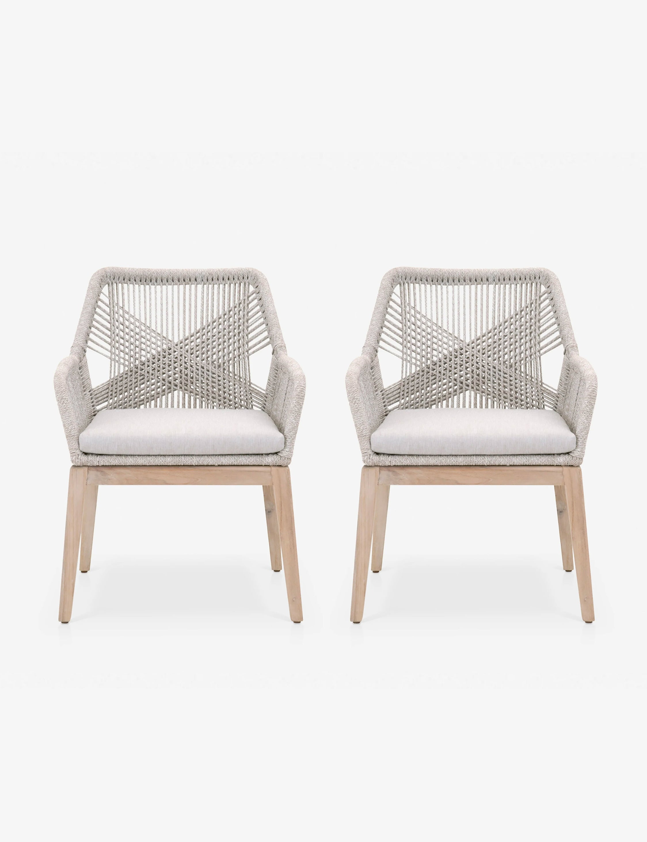 London Indoor / Outdoor Dining Arm Chair - Taupe