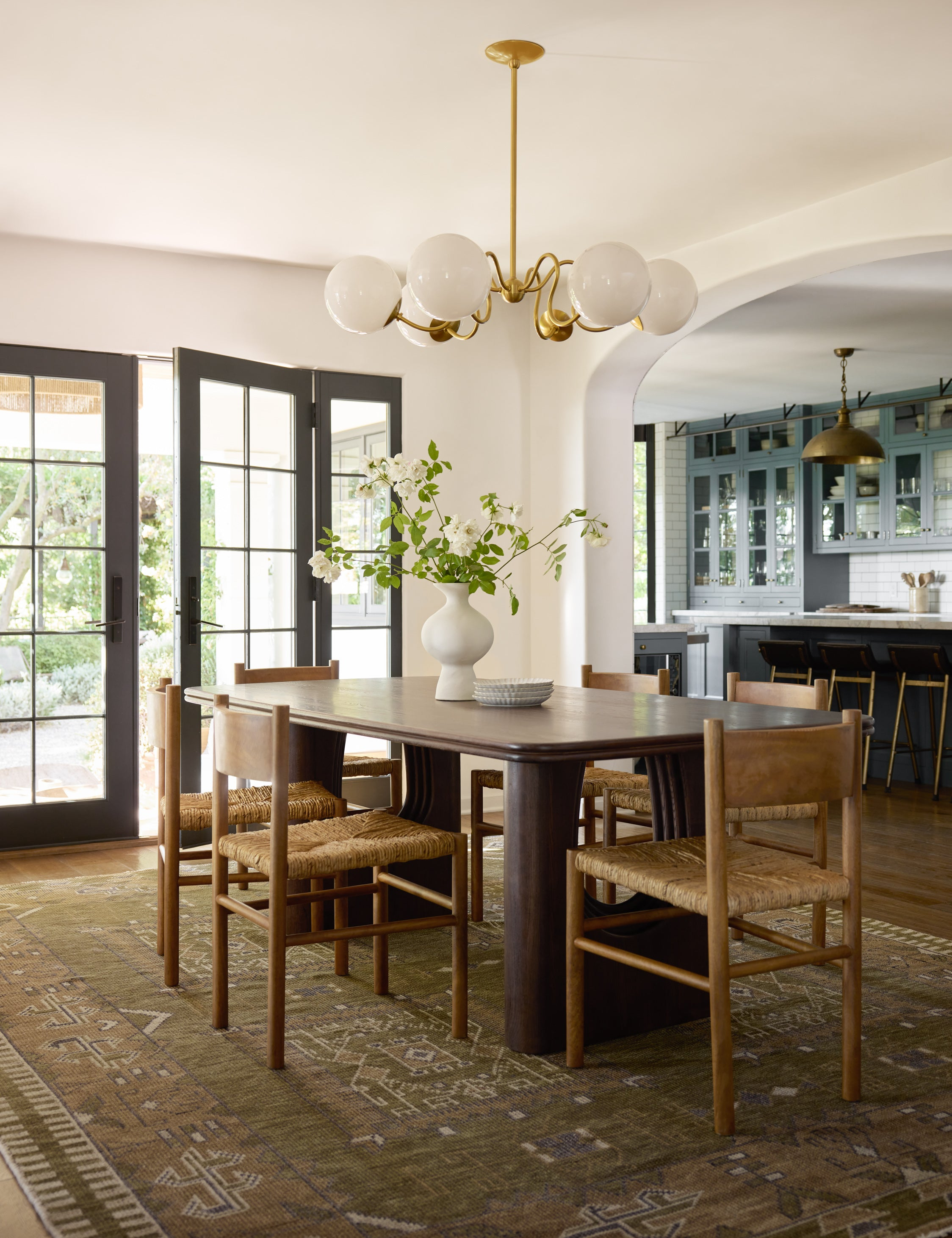 Alvaro Dining Table - Brown