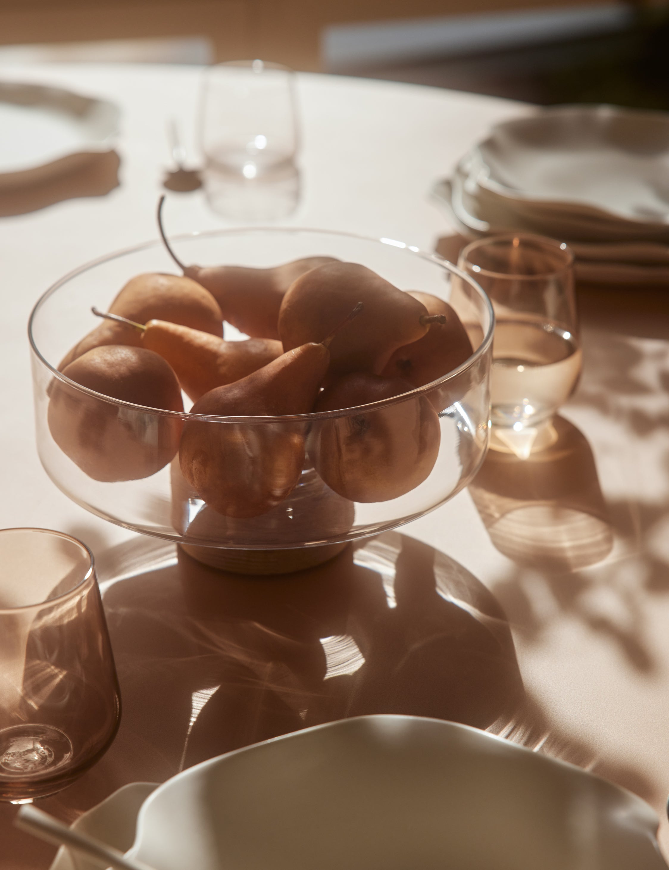 Lotta Glass Serveware by LSA International - Pedestal Bowl