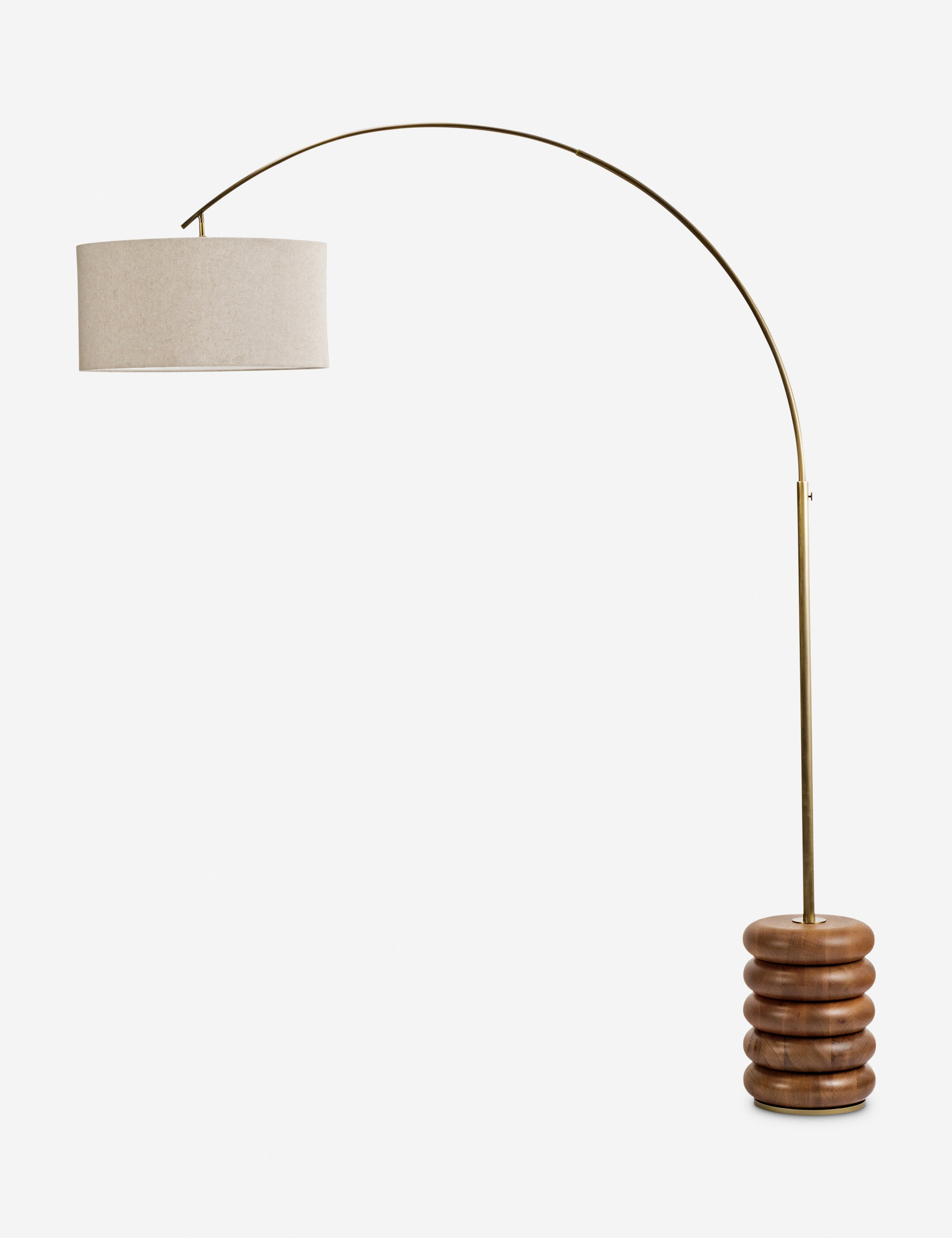 Linus Arc Floor Lamp - Natural