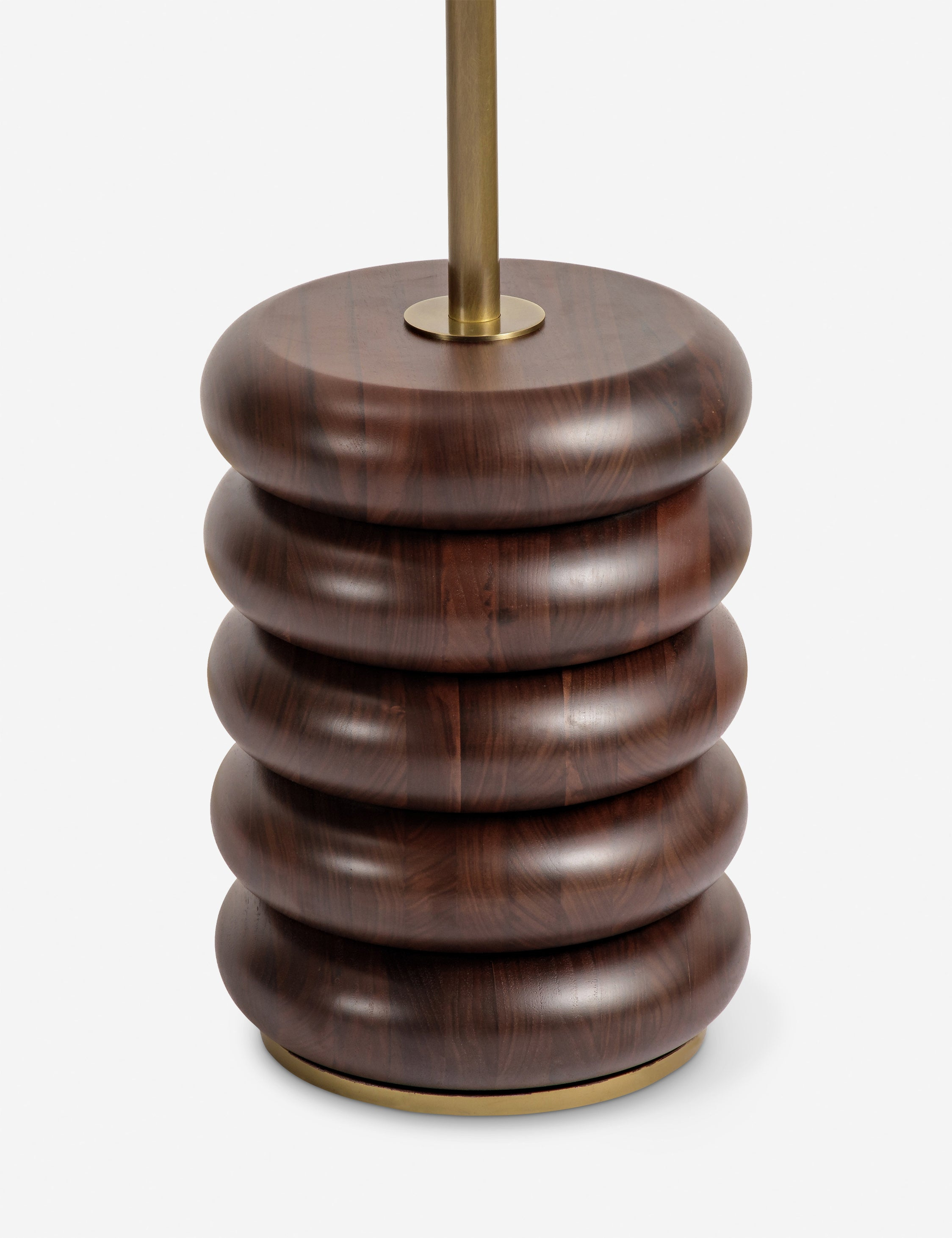 Linus Arc Floor Lamp - Brown