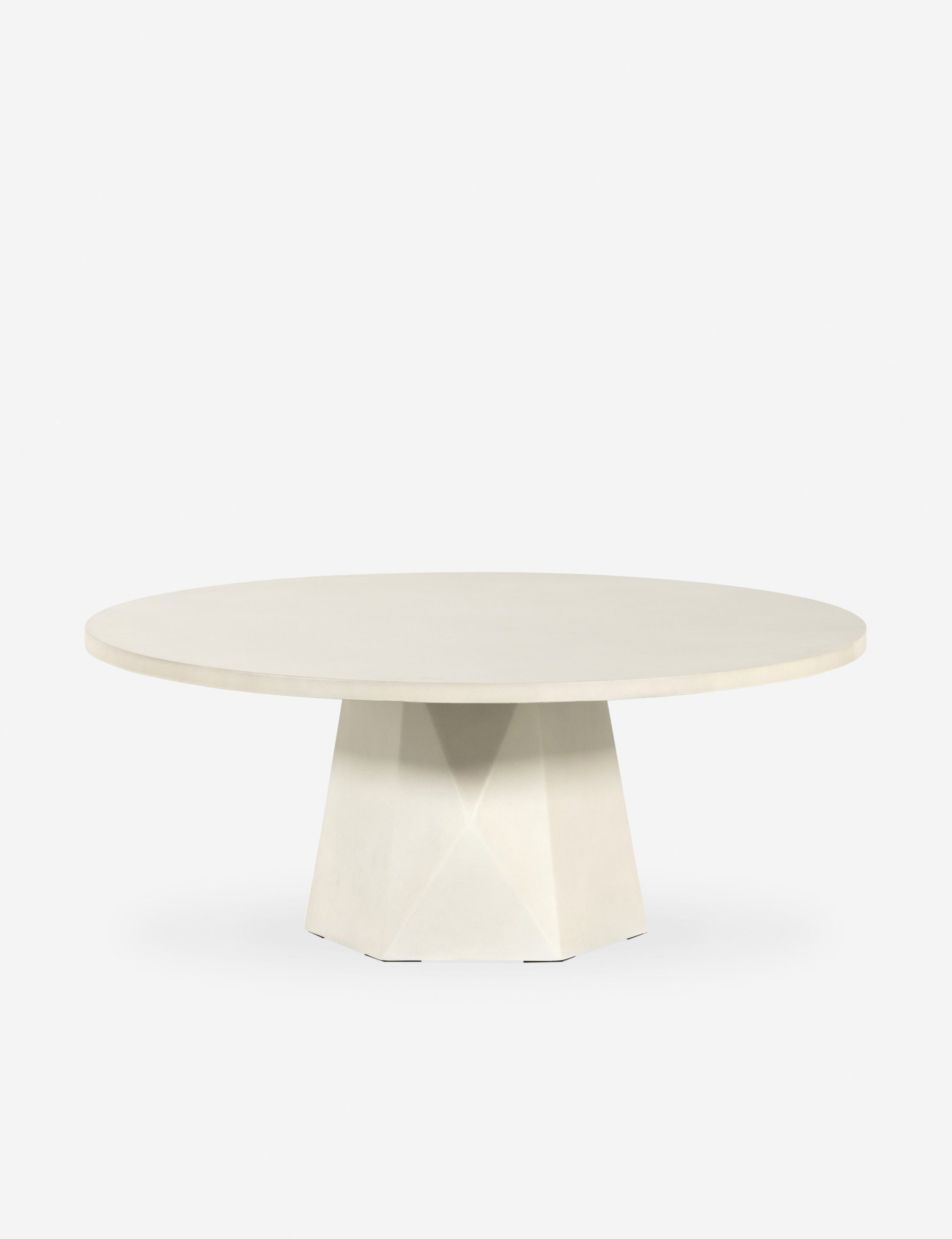 Schuller Indoor / Outdoor Round Coffee Table - White