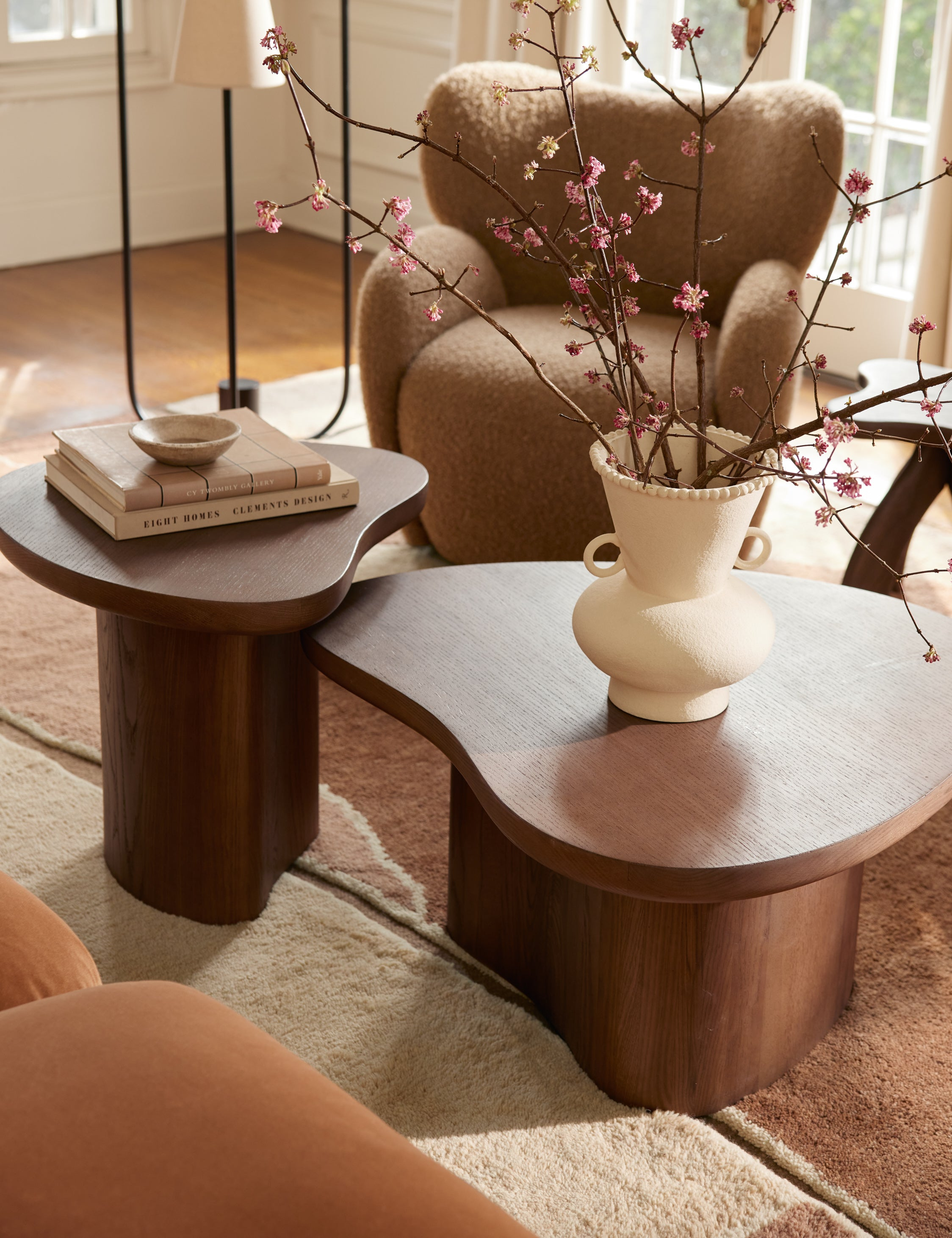 Torino Nesting Coffee Table by Aimee Song - Cool Brown / Small