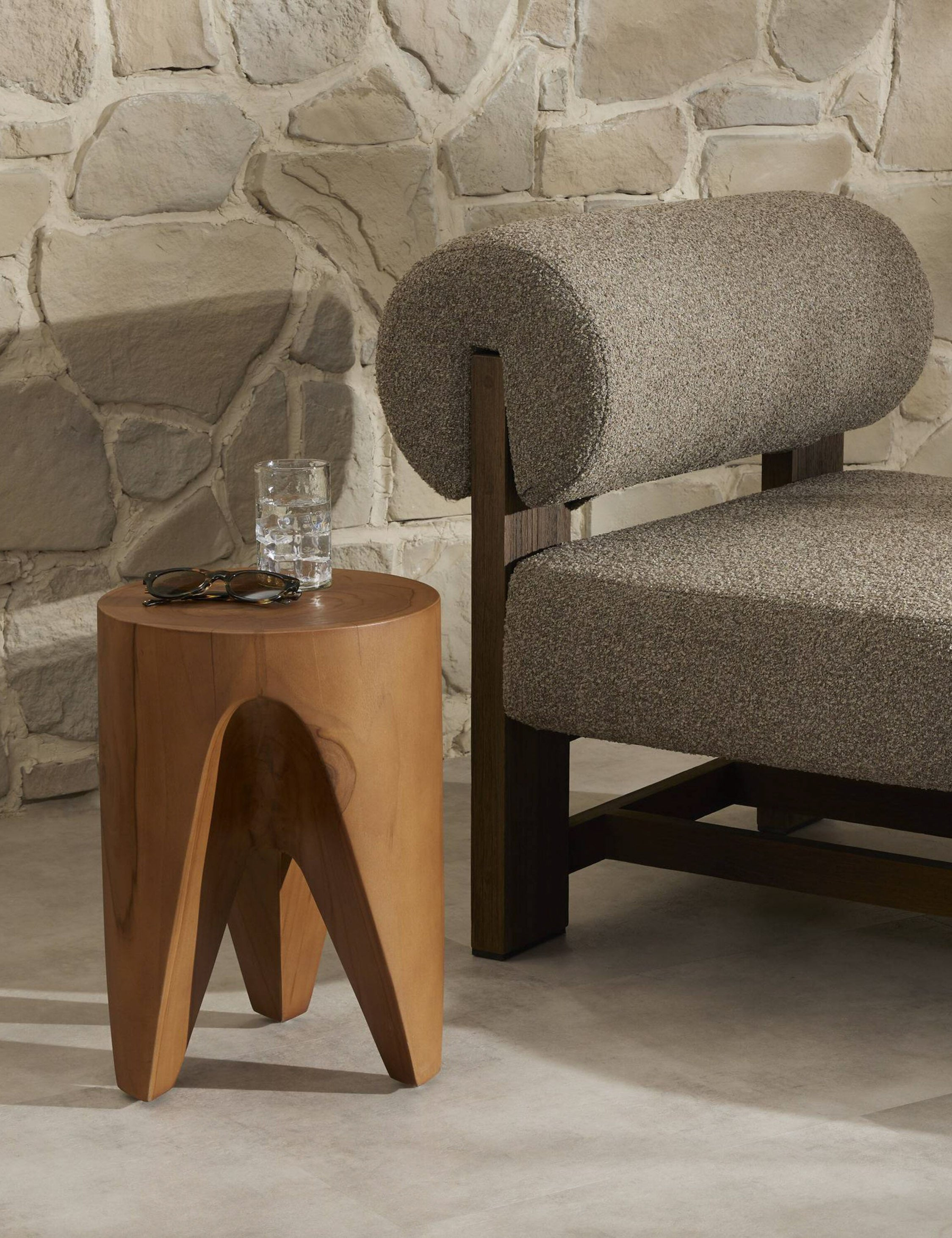 Tre Indoor / Outdoor Side Table - Natural