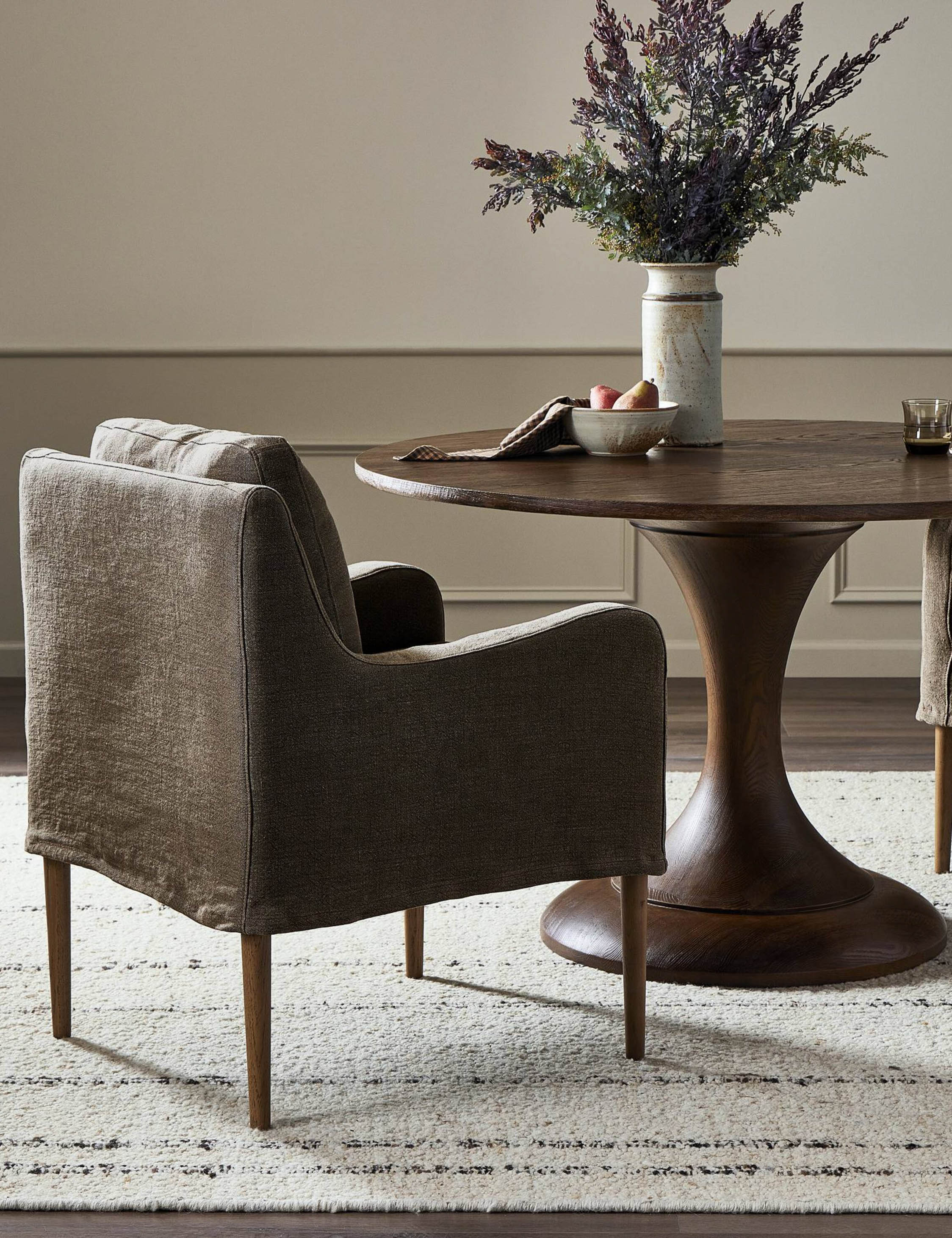 Aurelia Dining Chair by Amber Lewis x Four Hands - Coffee