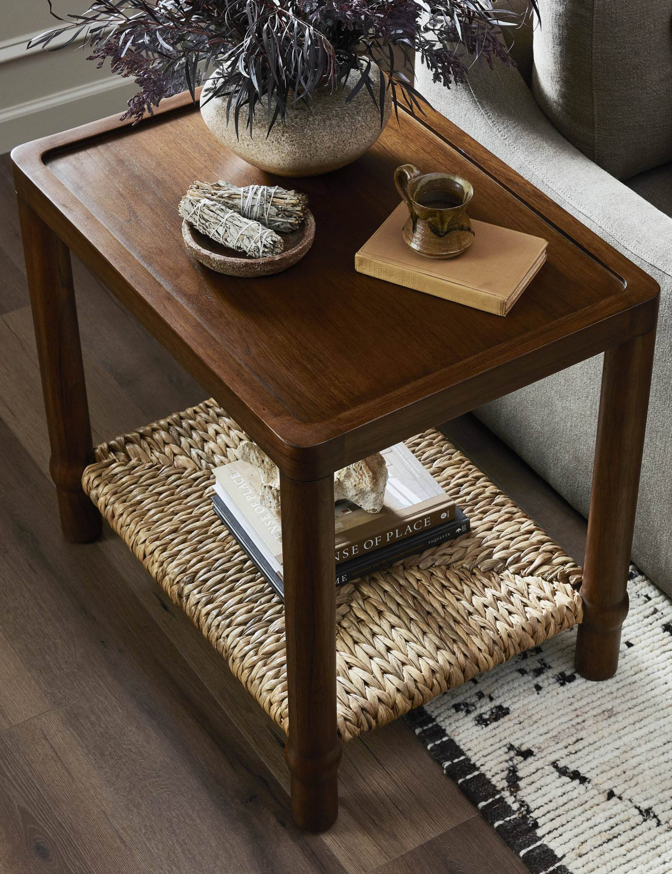 Gabriella Side Table by Amber Lewis x Four Hands - Brown