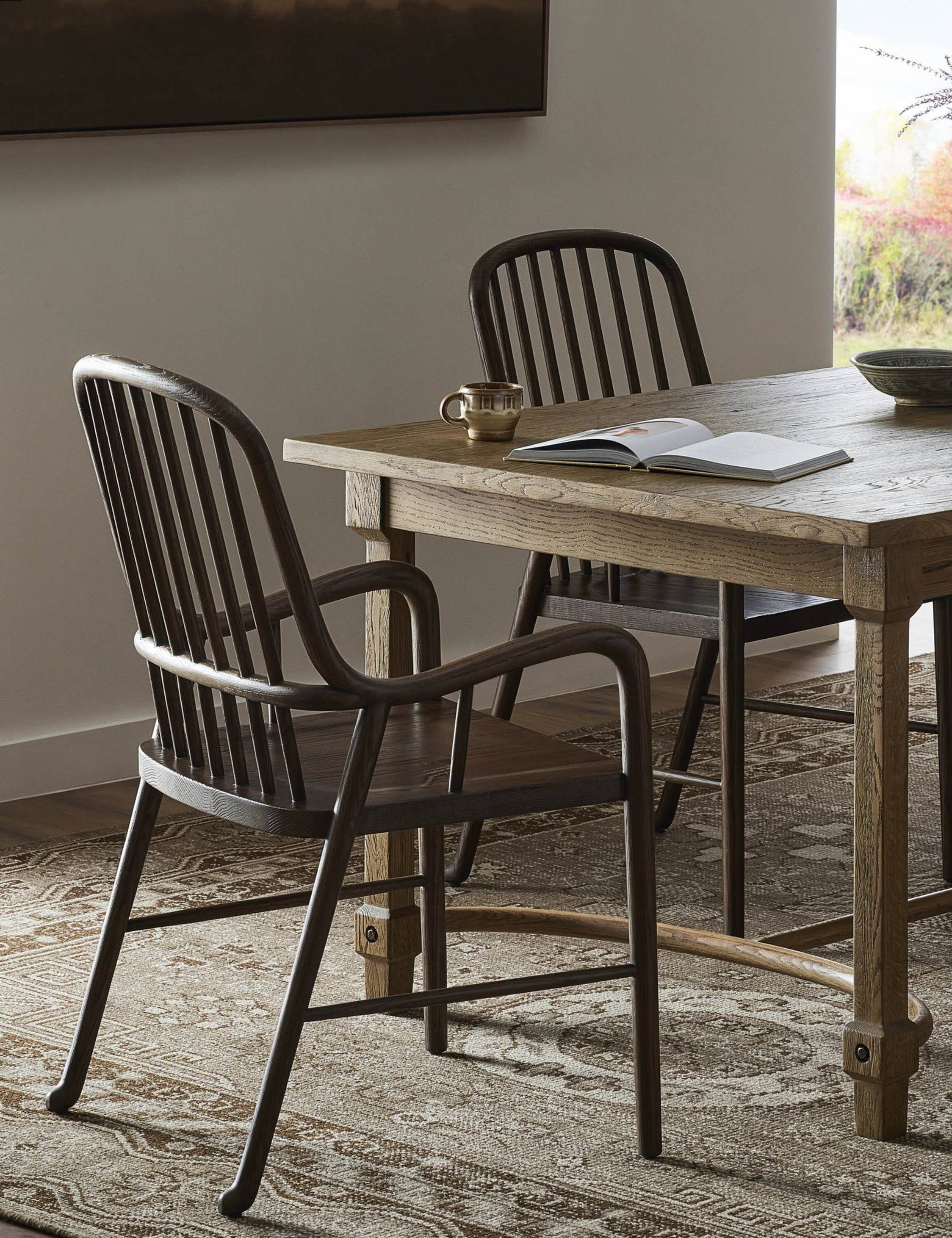 Brenna Dining Chair by Amber Lewis x Four Hands - Drifted Oak