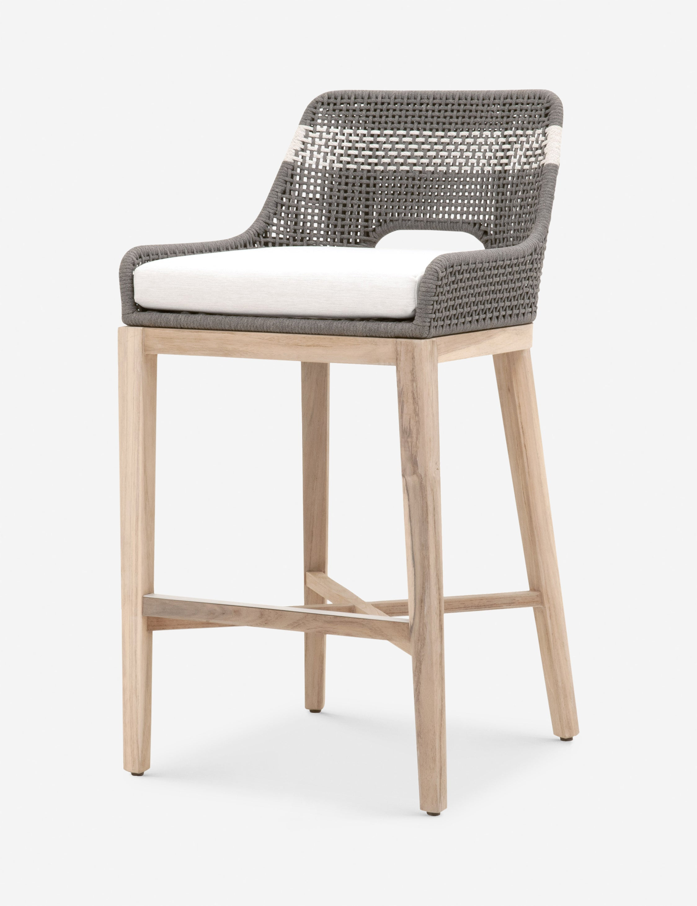 Kinnda Indoor / Outdoor Bar and Counter Stool - Dark Gray / Bar