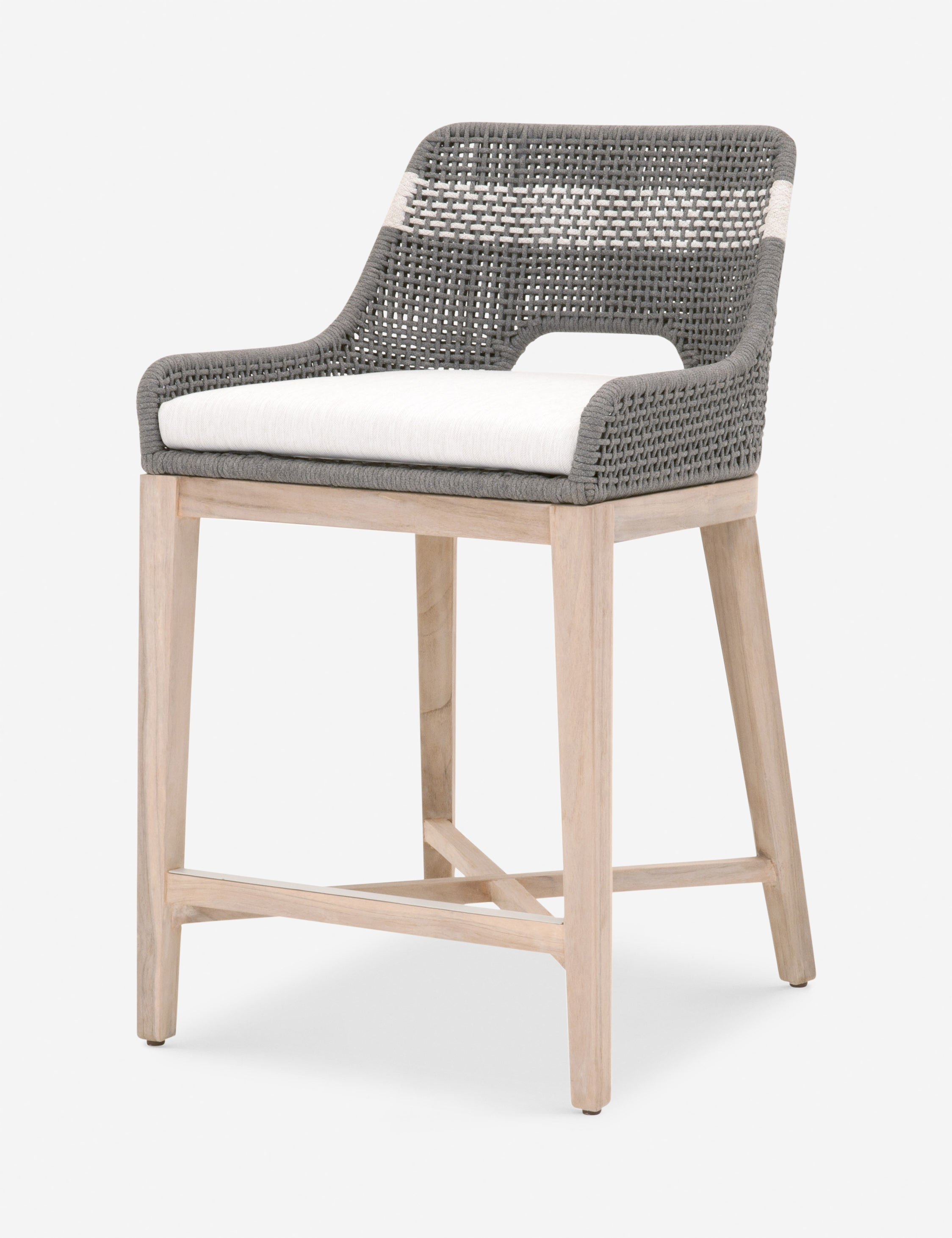 Kinnda Indoor / Outdoor Bar and Counter Stool - Dark Gray / Counter