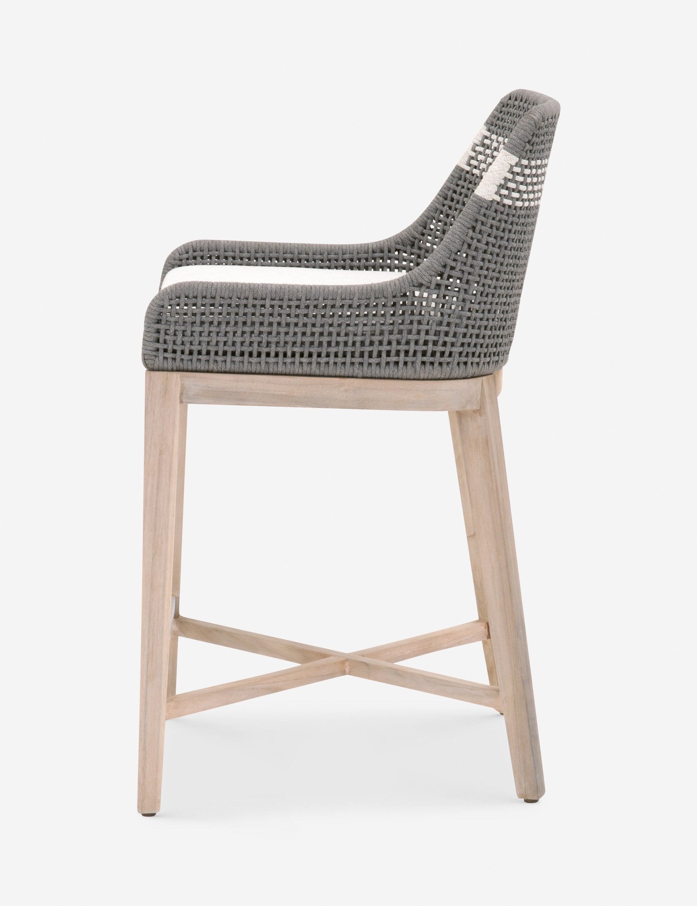Kinnda Indoor / Outdoor Bar and Counter Stool - Dark Gray / Counter