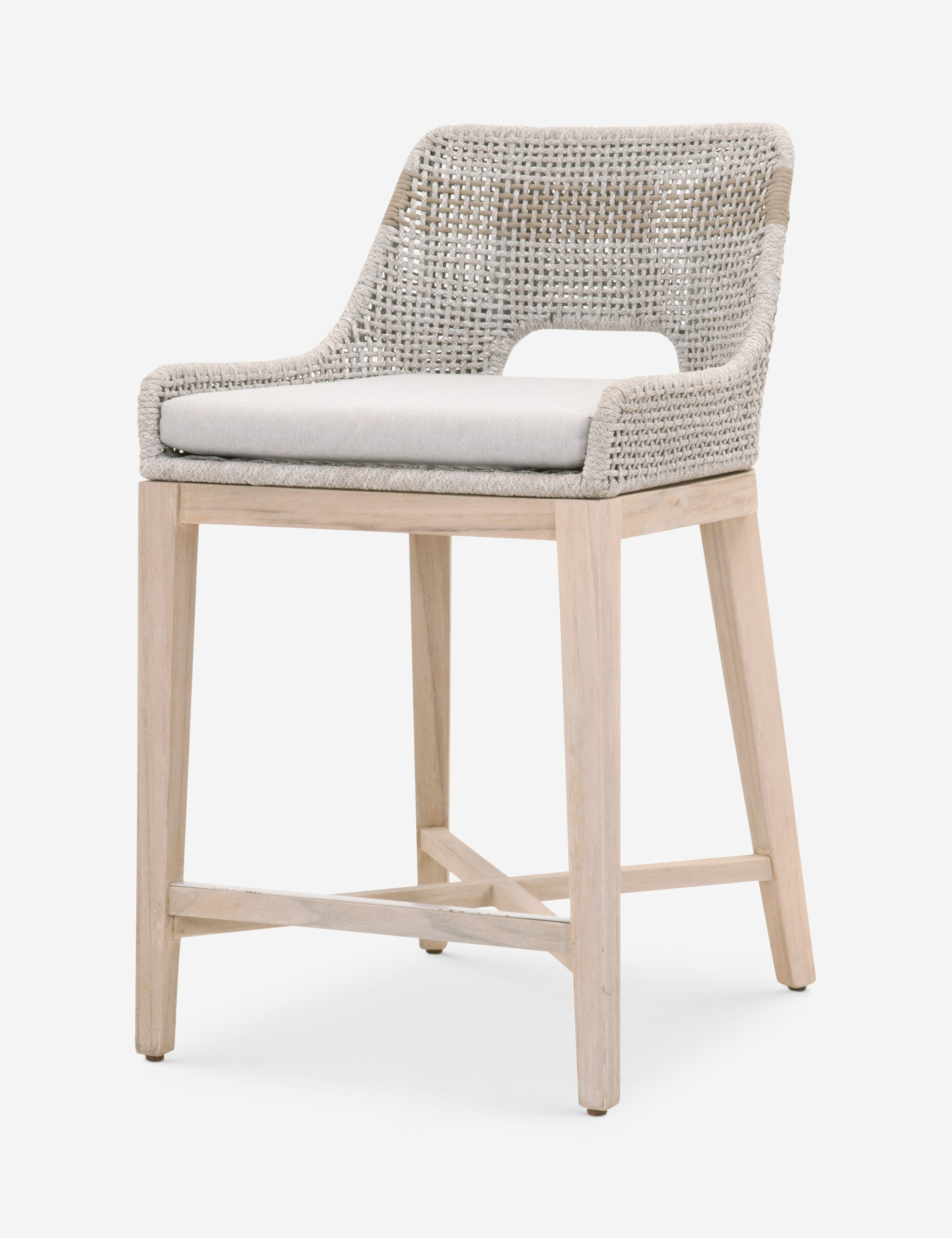 Kinnda Indoor / Outdoor Bar and Counter Stool - Light Gray / Counter