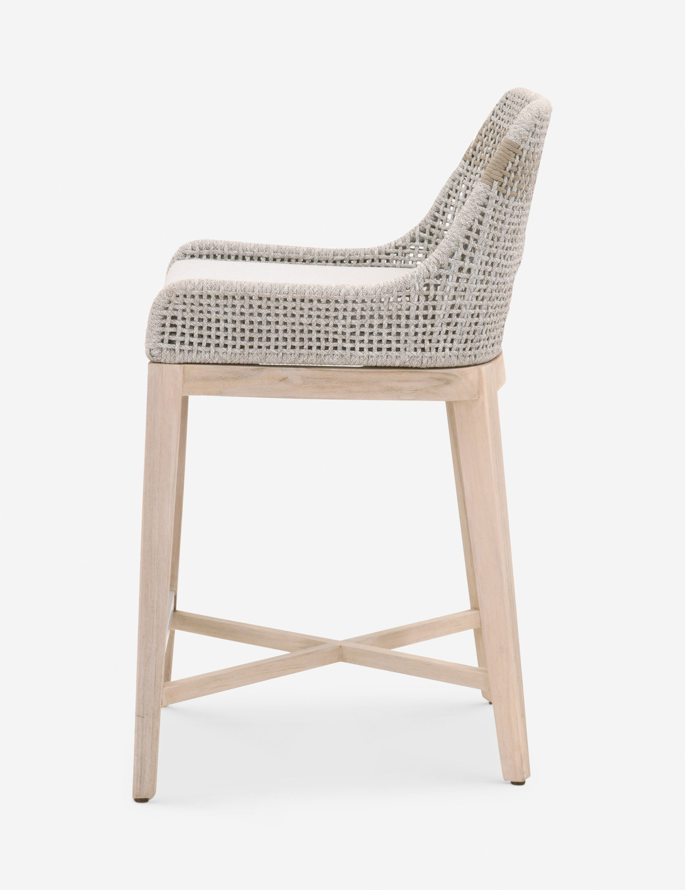 Kinnda Indoor / Outdoor Bar and Counter Stool - Light Gray / Counter