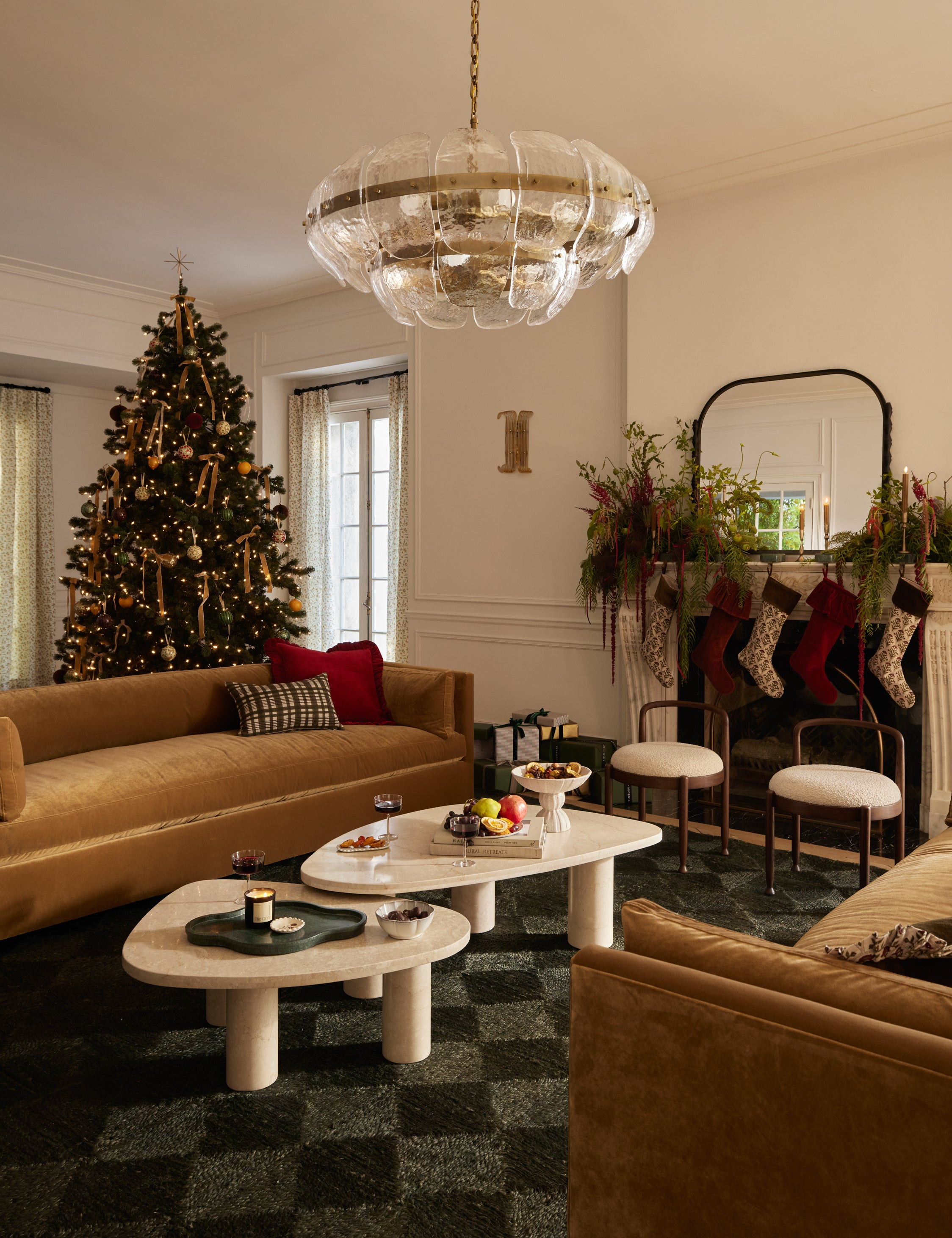 Mariano Nesting Coffee Table (Set of 2) - Cream Marble