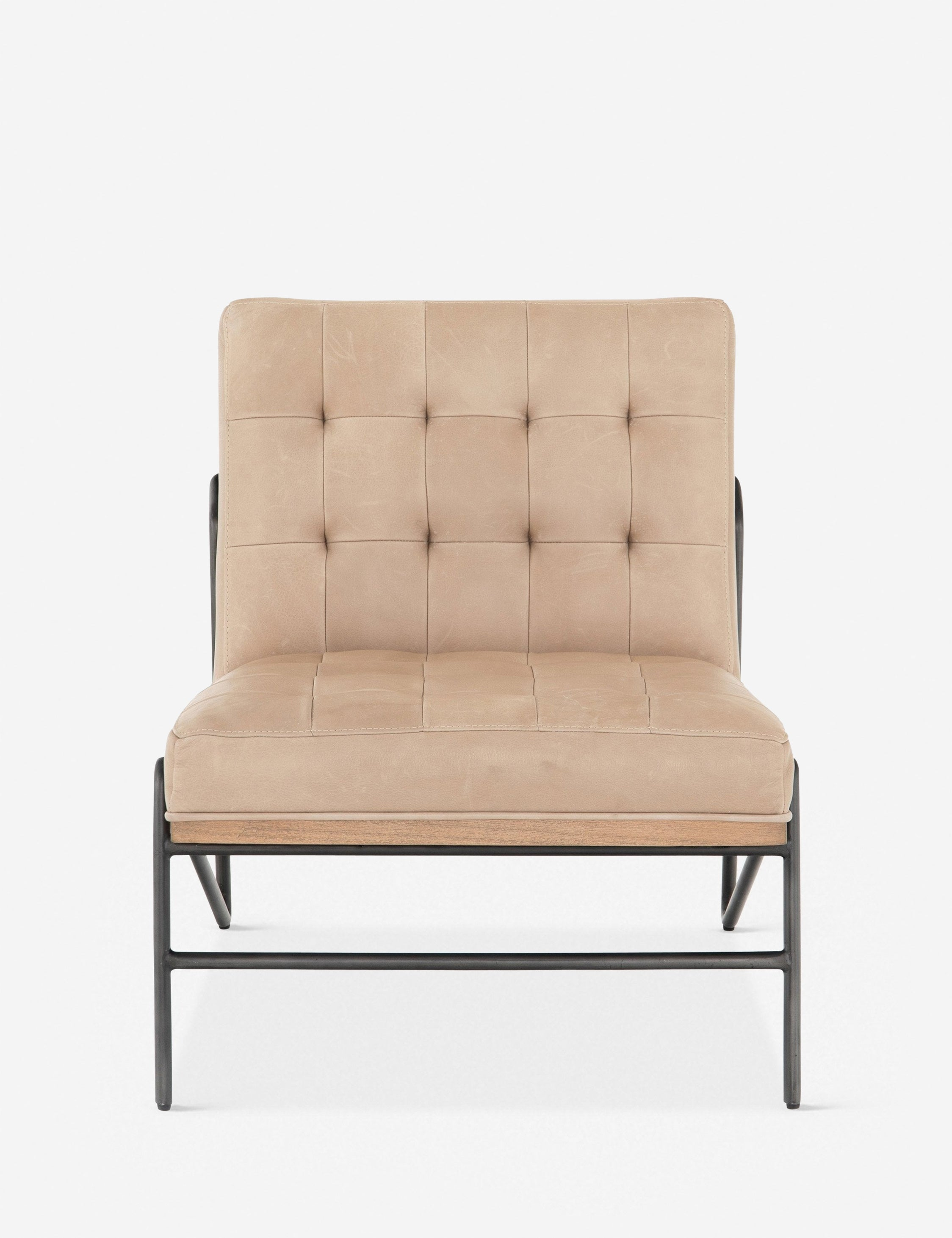 Anouk Accent Chair - Tan Leather
