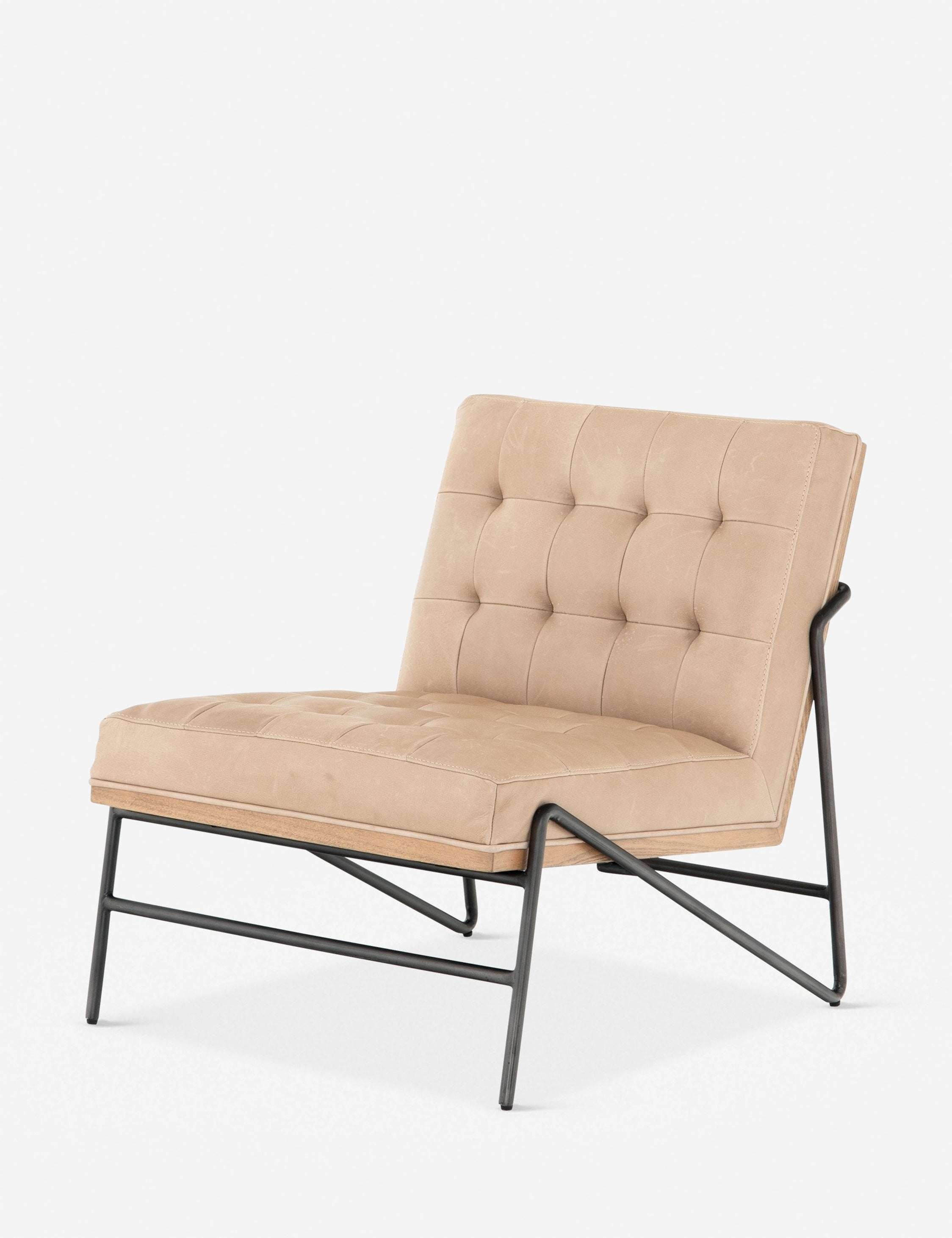 Anouk Accent Chair - Tan Leather
