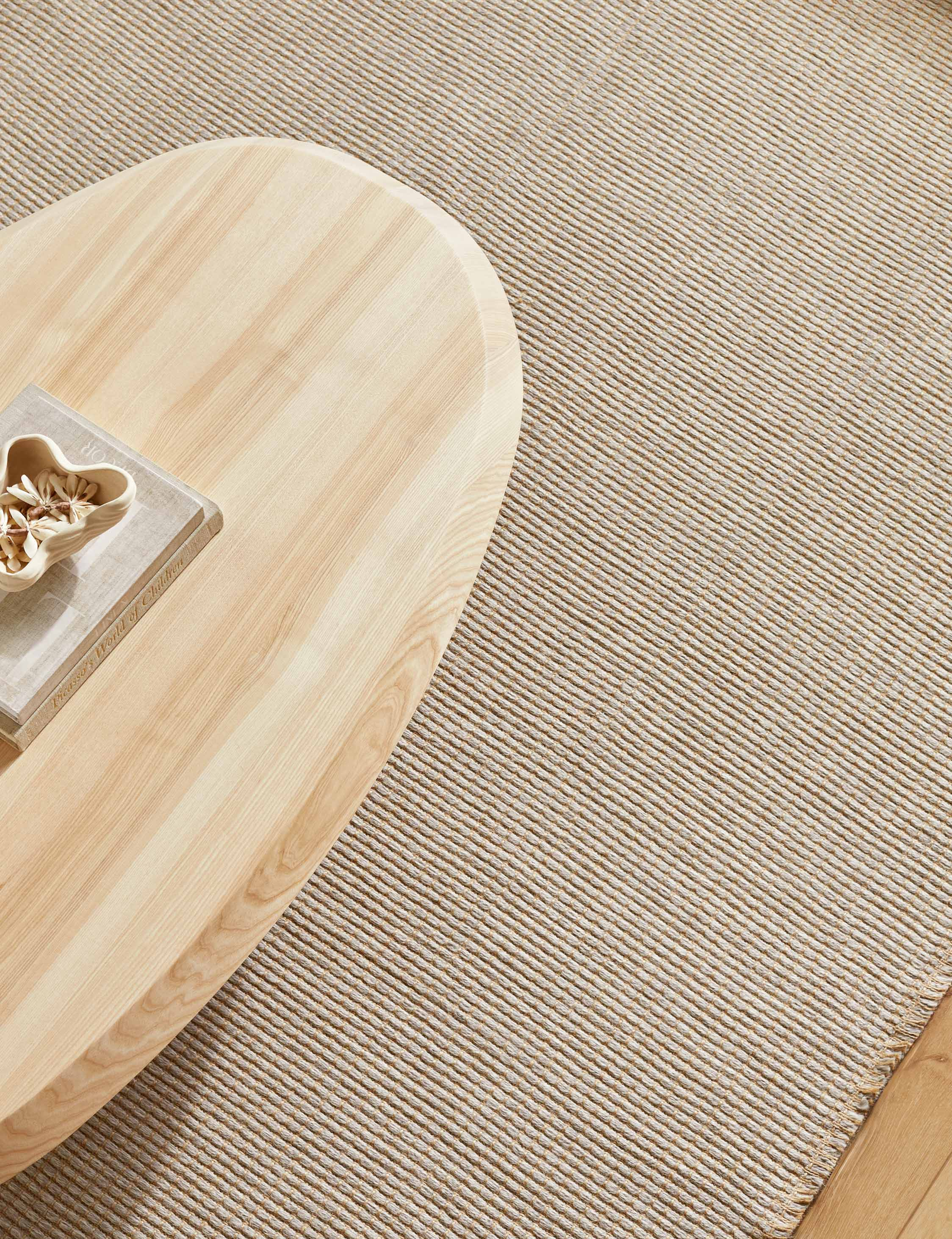 Kimi II Jute Rug by Becki Owens x Surya - Gray and Natural / 2'7" x 7'3" Runner