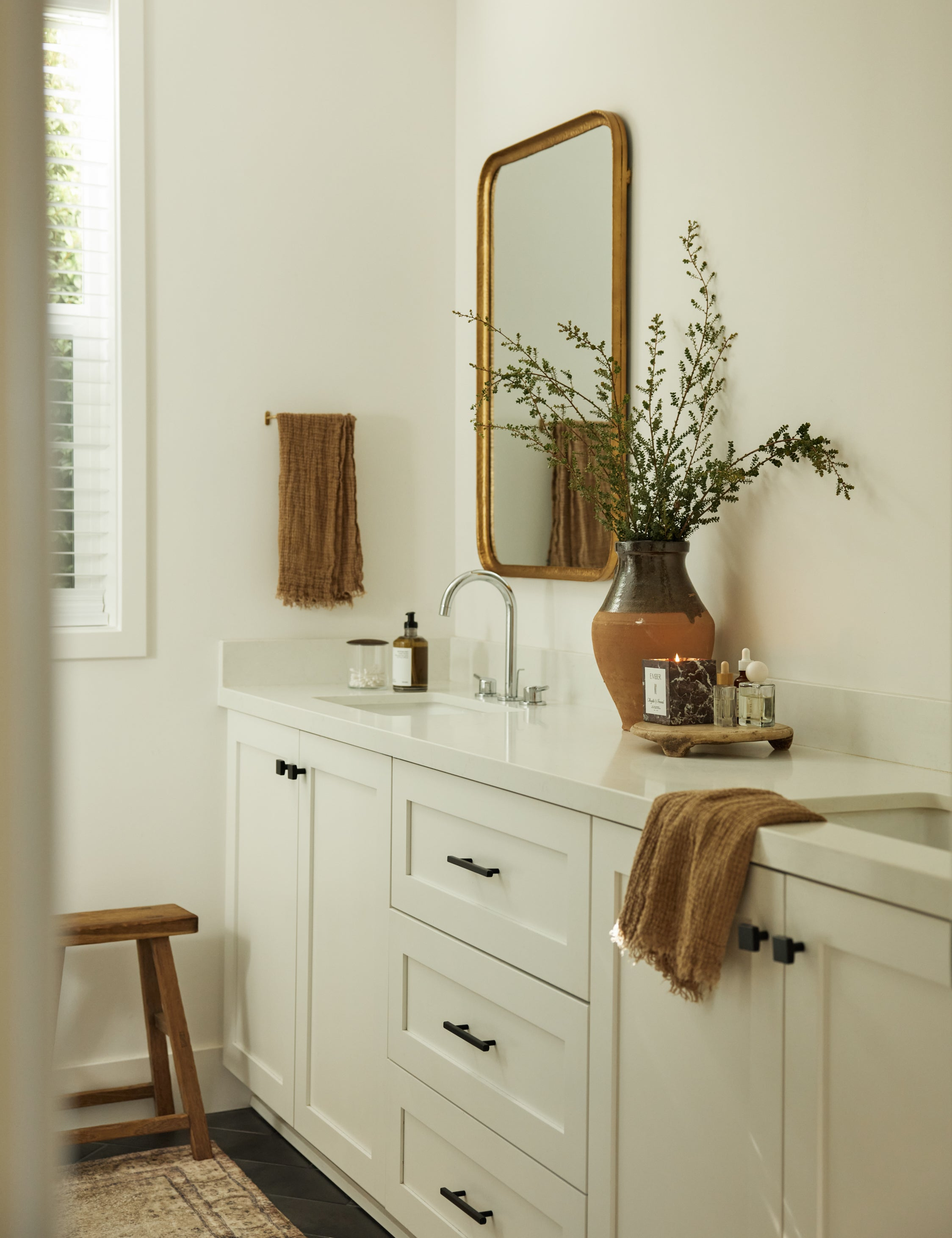 Reese Mirror - Gold Leaf