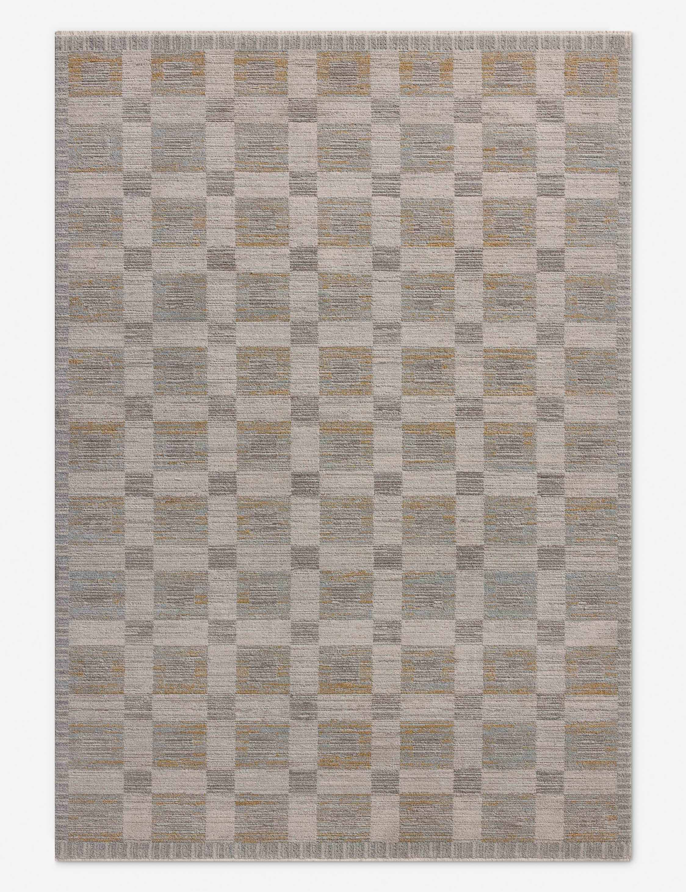 Cali II Rug by Amber Lewis x Loloi - Mist and Wheat / 3'6" x 5'6"