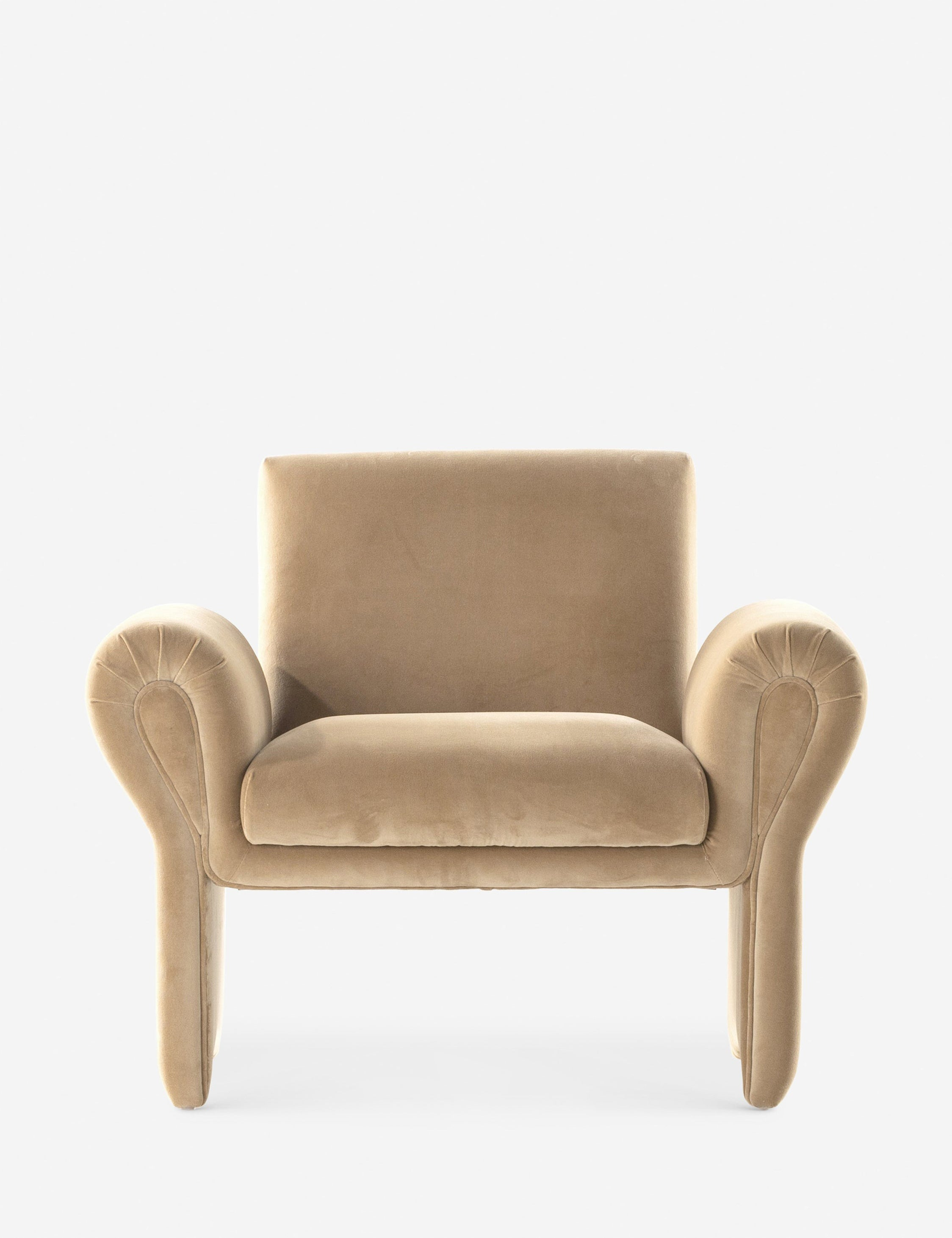 Fenella Accent Chair - Camel Velvet