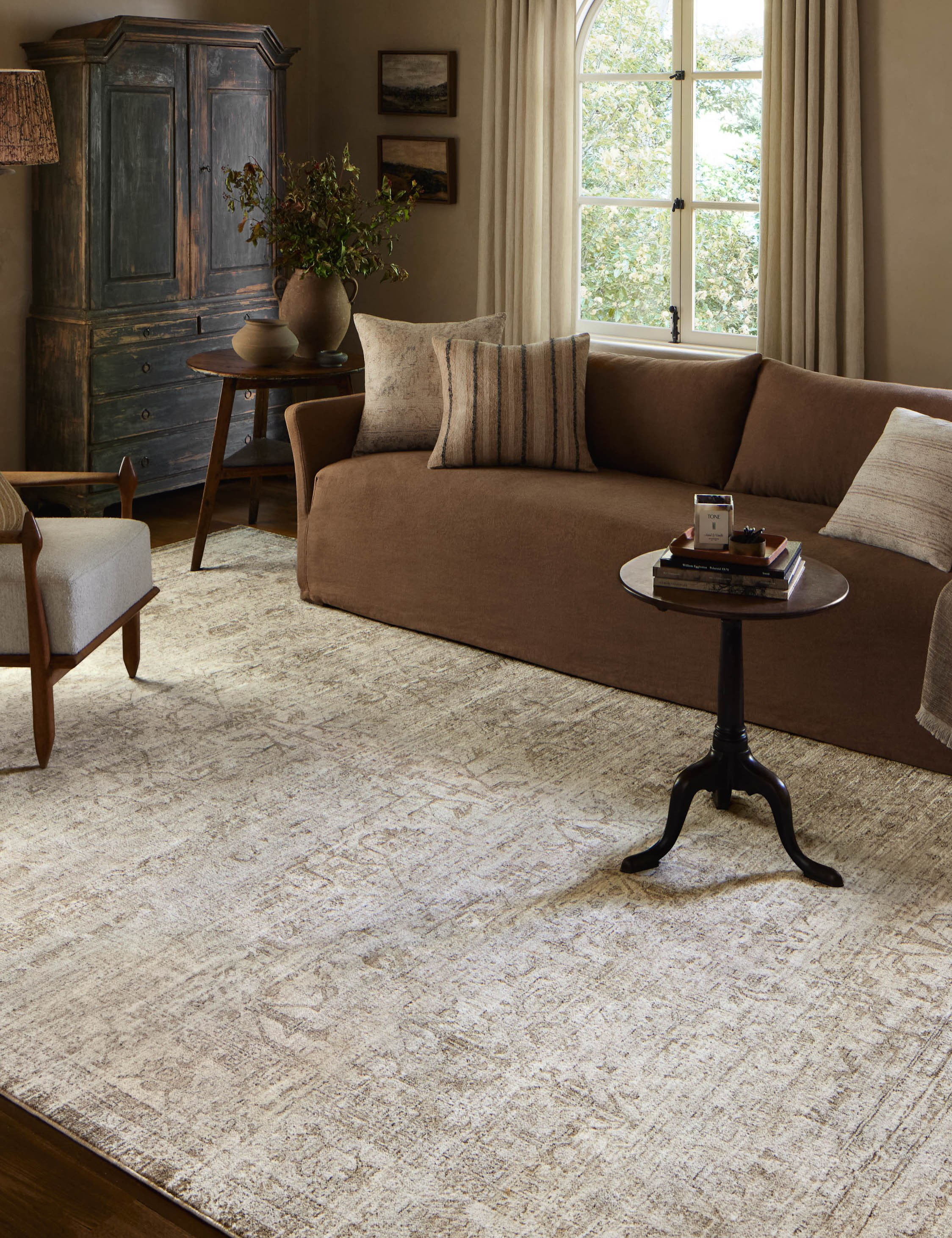 Honora Rug by Amber Lewis x Loloi - Ivory and Natural / 2' x 3'4"