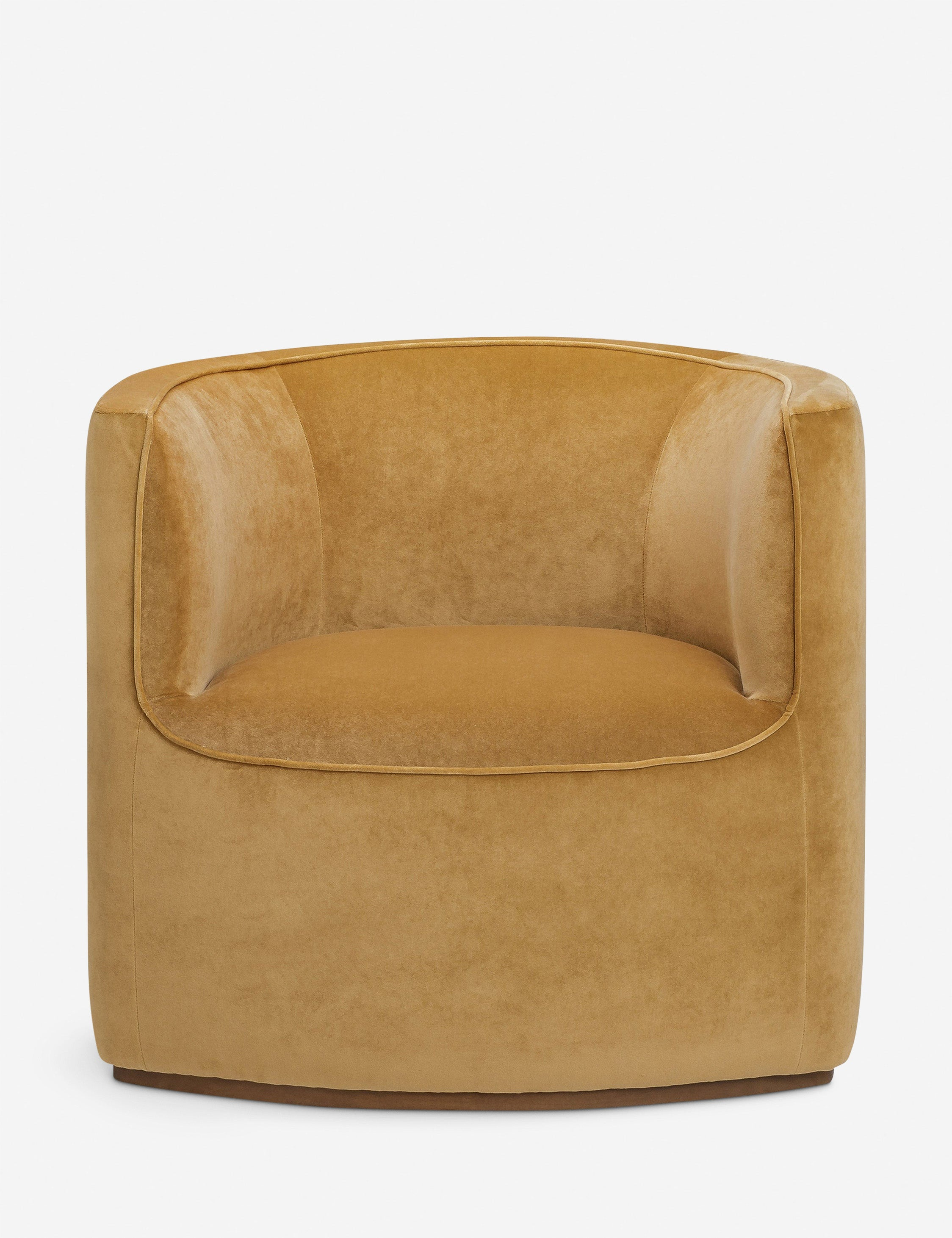 Haynes Accent Chair - Ochre Velvet