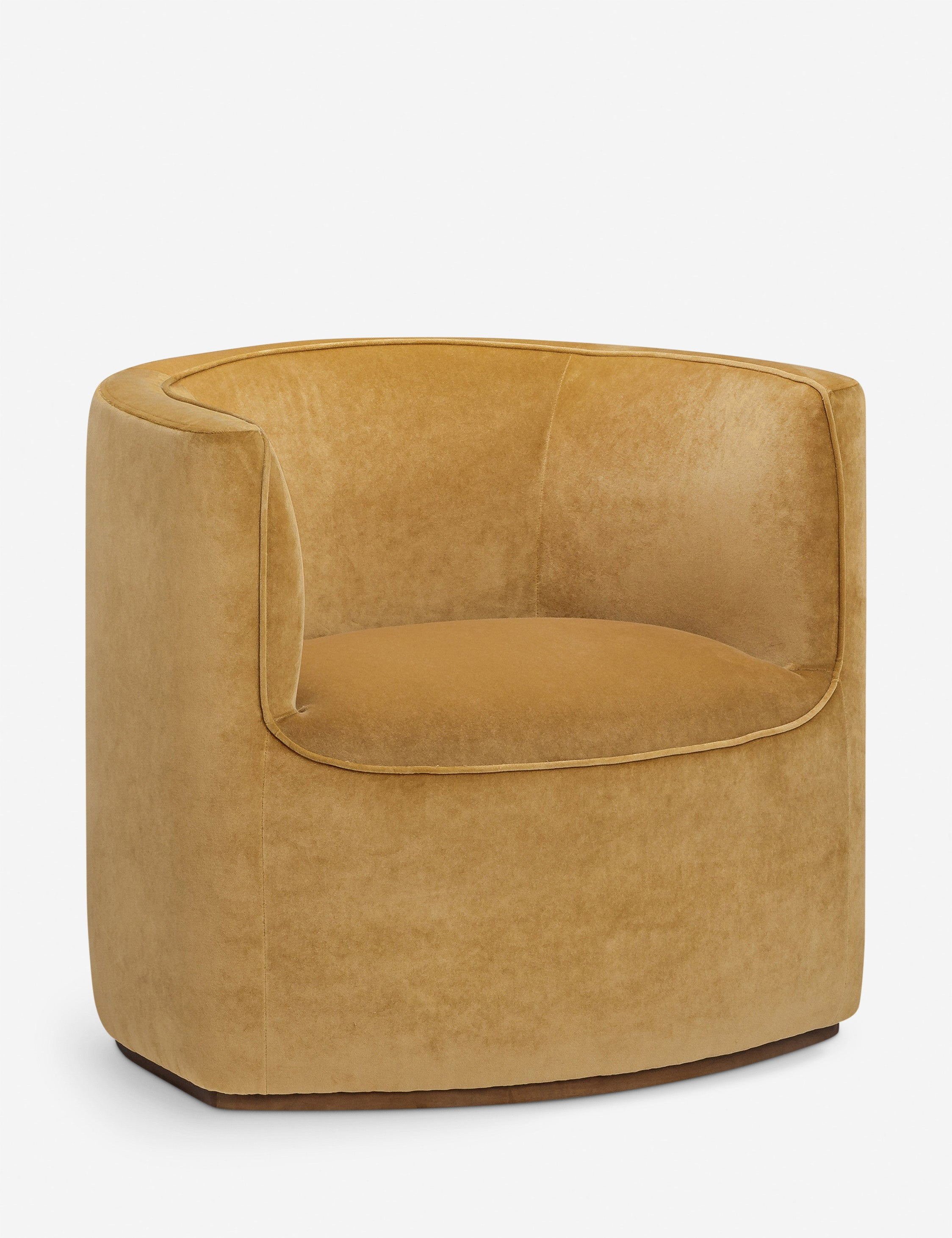 Haynes Accent Chair - Ochre Velvet