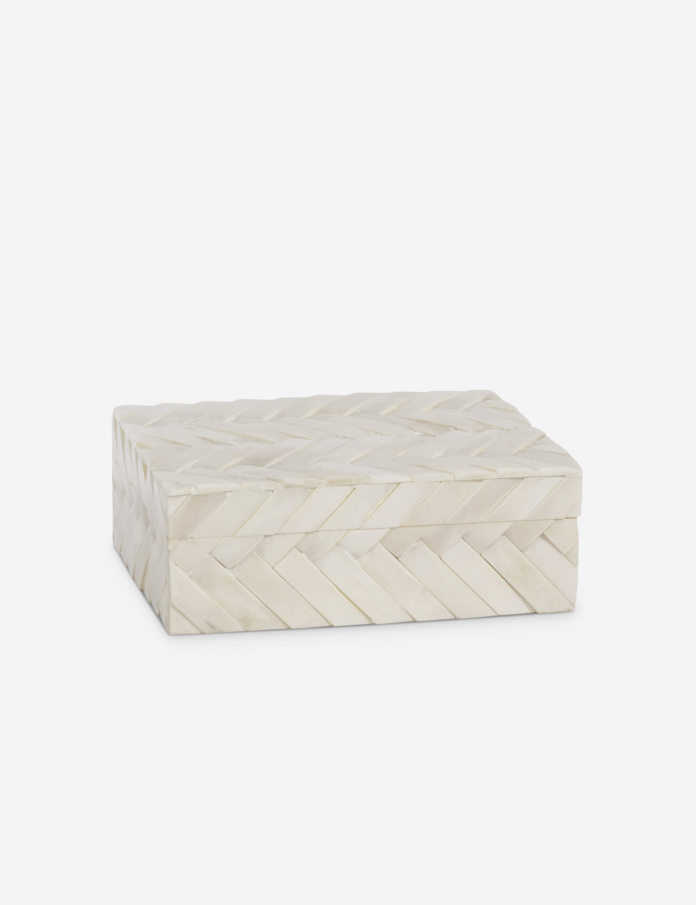 Netta Box - White / Medium