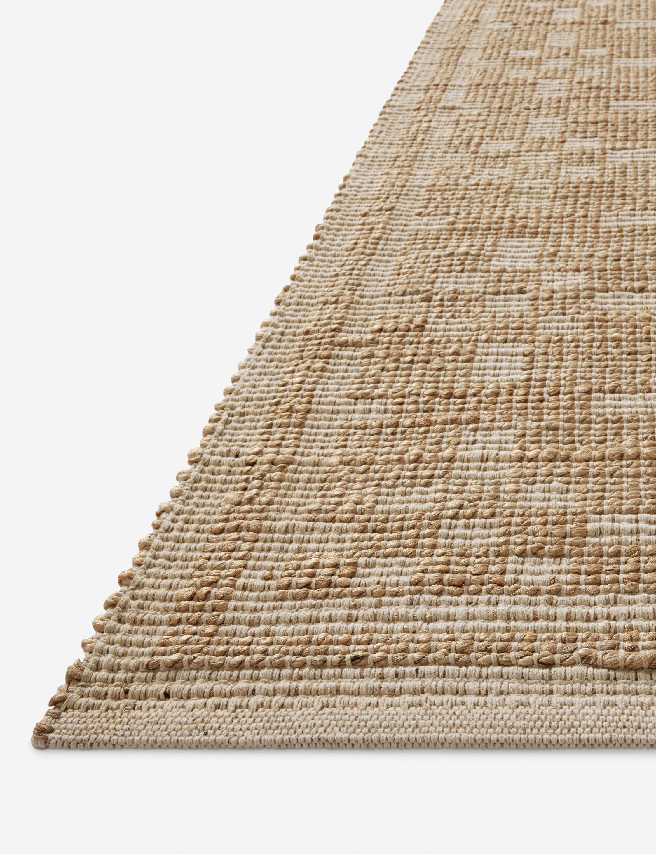 Judy II Jute-Blend Rug by Chris Loves Julia x Loloi - Natural and Ivory / 3'6" x 5'6"