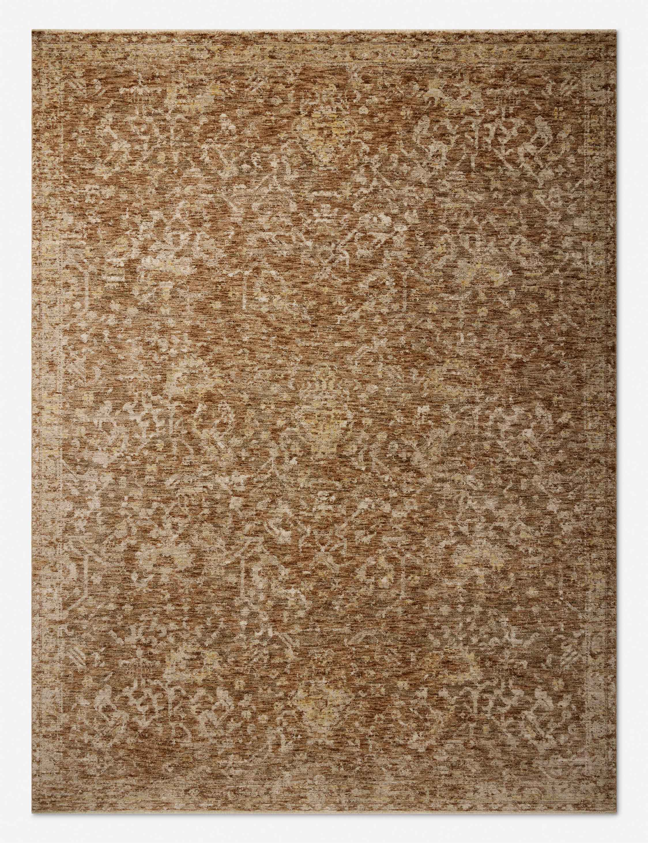 Junie I Rug Magnolia Home by Joanna Gaines x Loloi - Clay and Natural / 2' x 3'