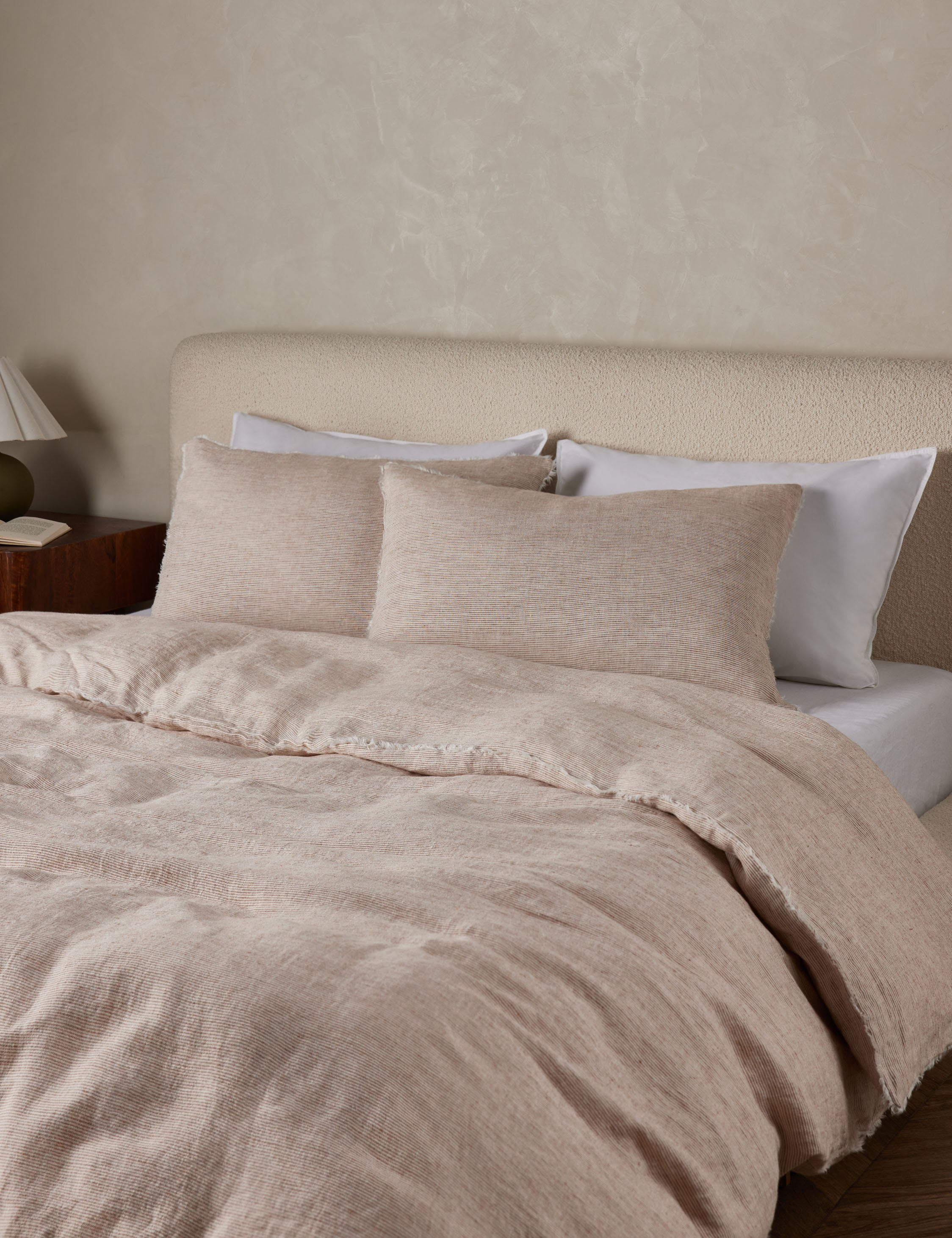 Logan Linen Sham by Pom Pom at Home - Terra Cotta / Standard