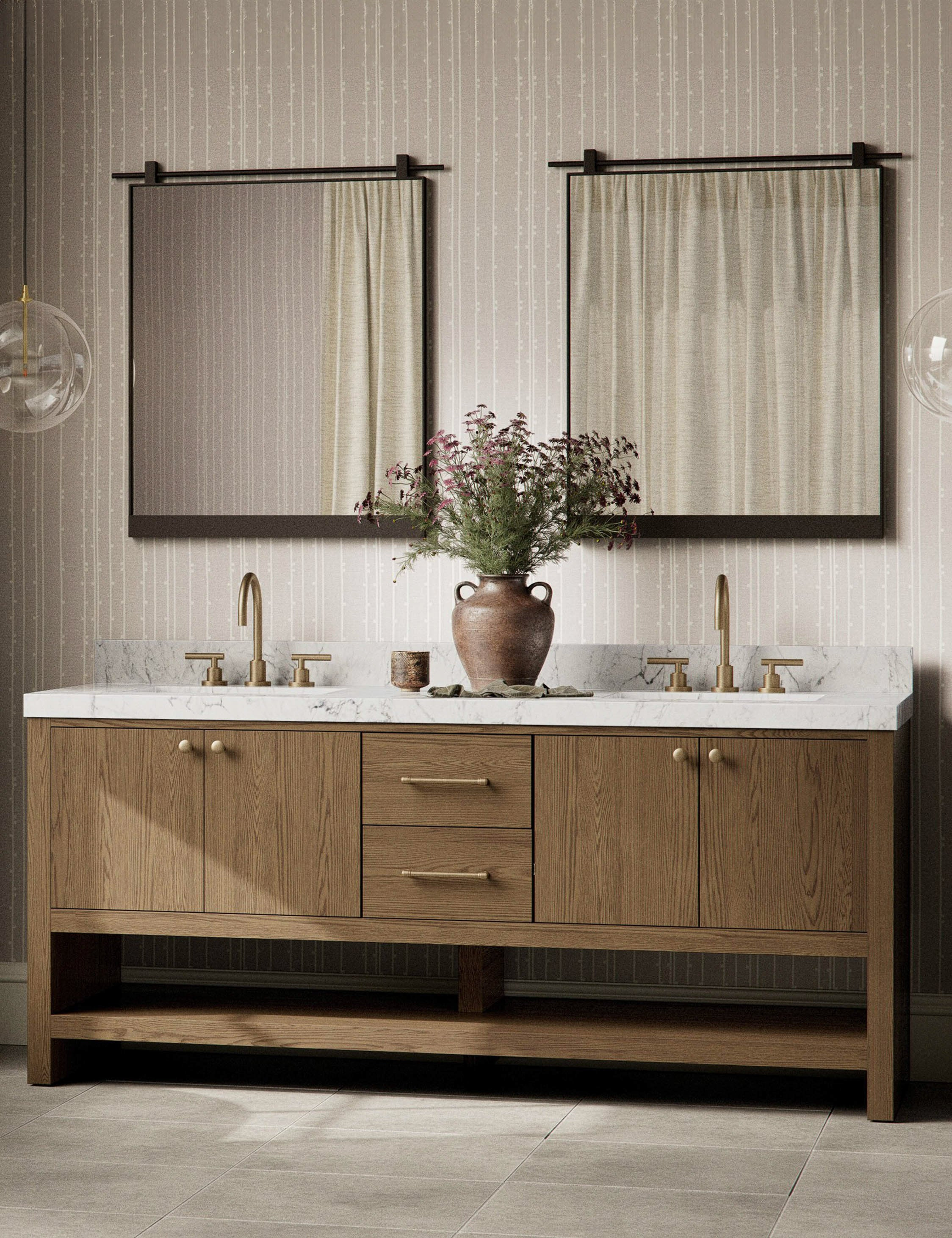 Laurenson Vanity - Toasted Oak / 72"W