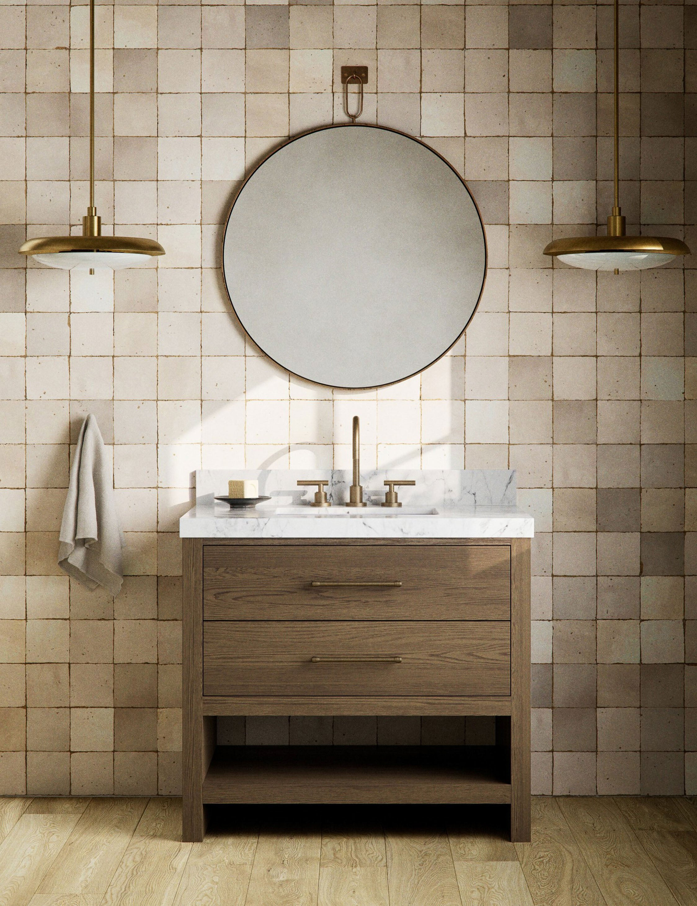 Laurenson Vanity - Toasted Oak / 36"W