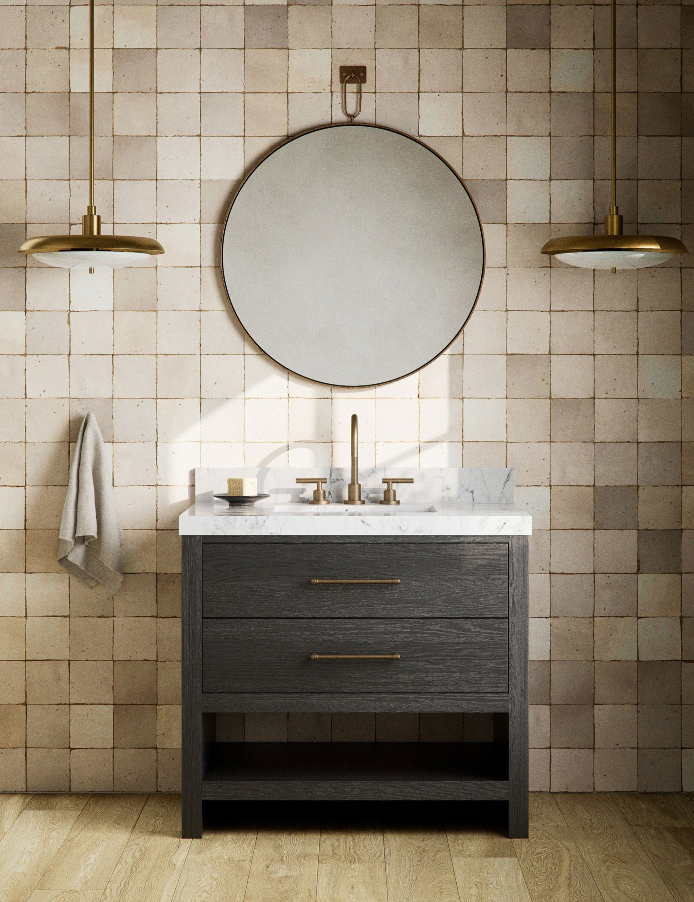 Laurenson Vanity - Black / 36"W