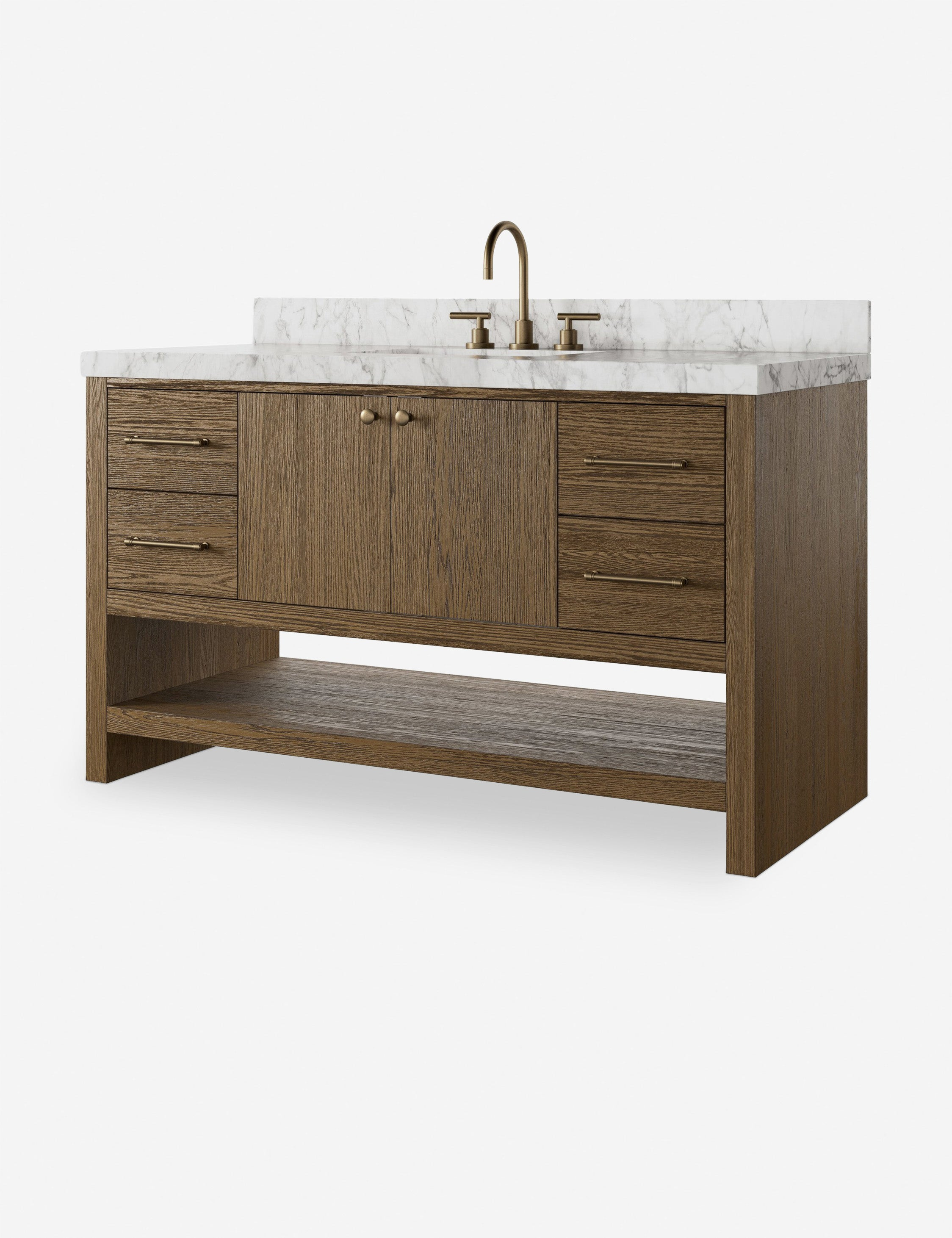Laurenson Vanity - Toasted Oak / 55"W