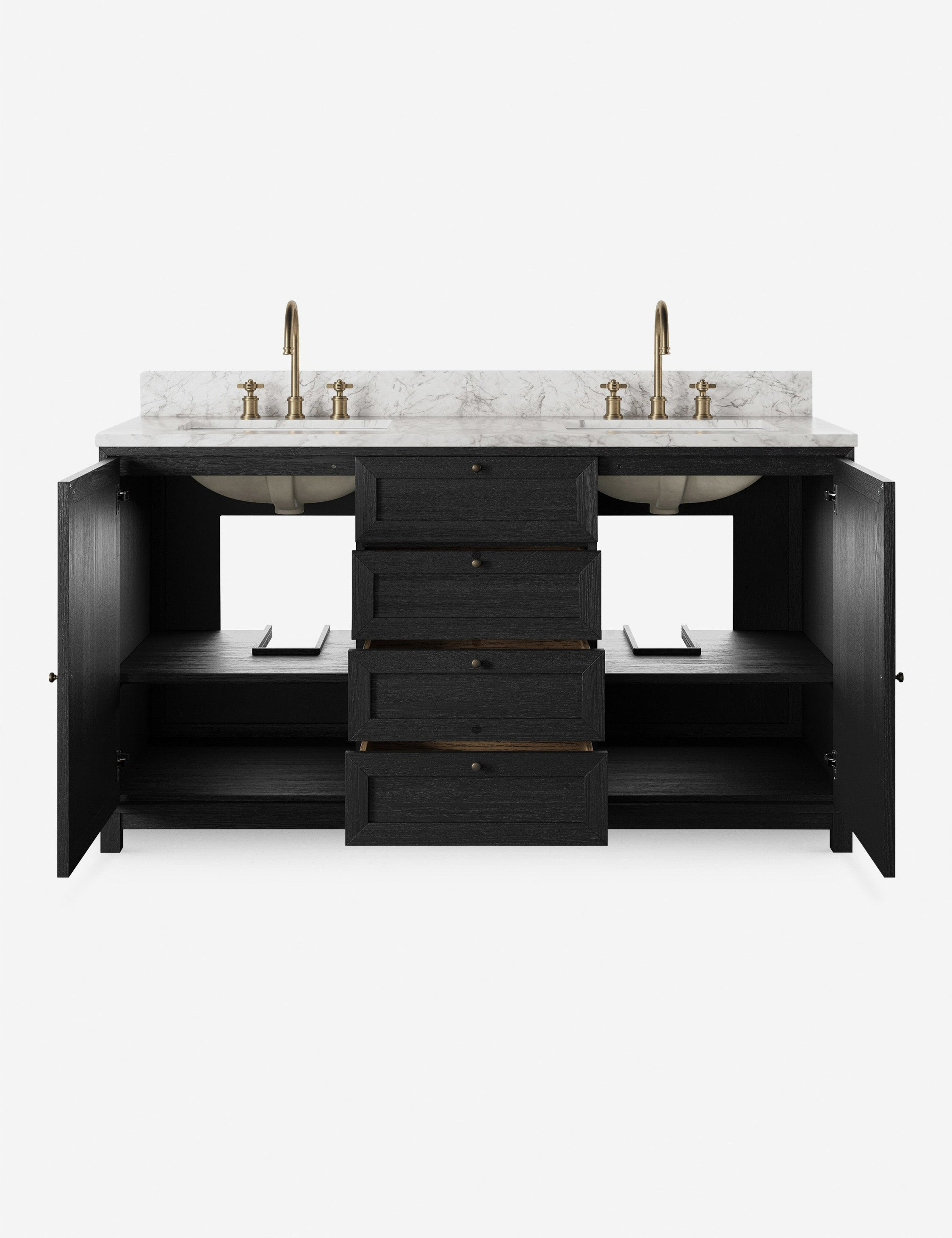 Jessop Vanity - Black / 60"W