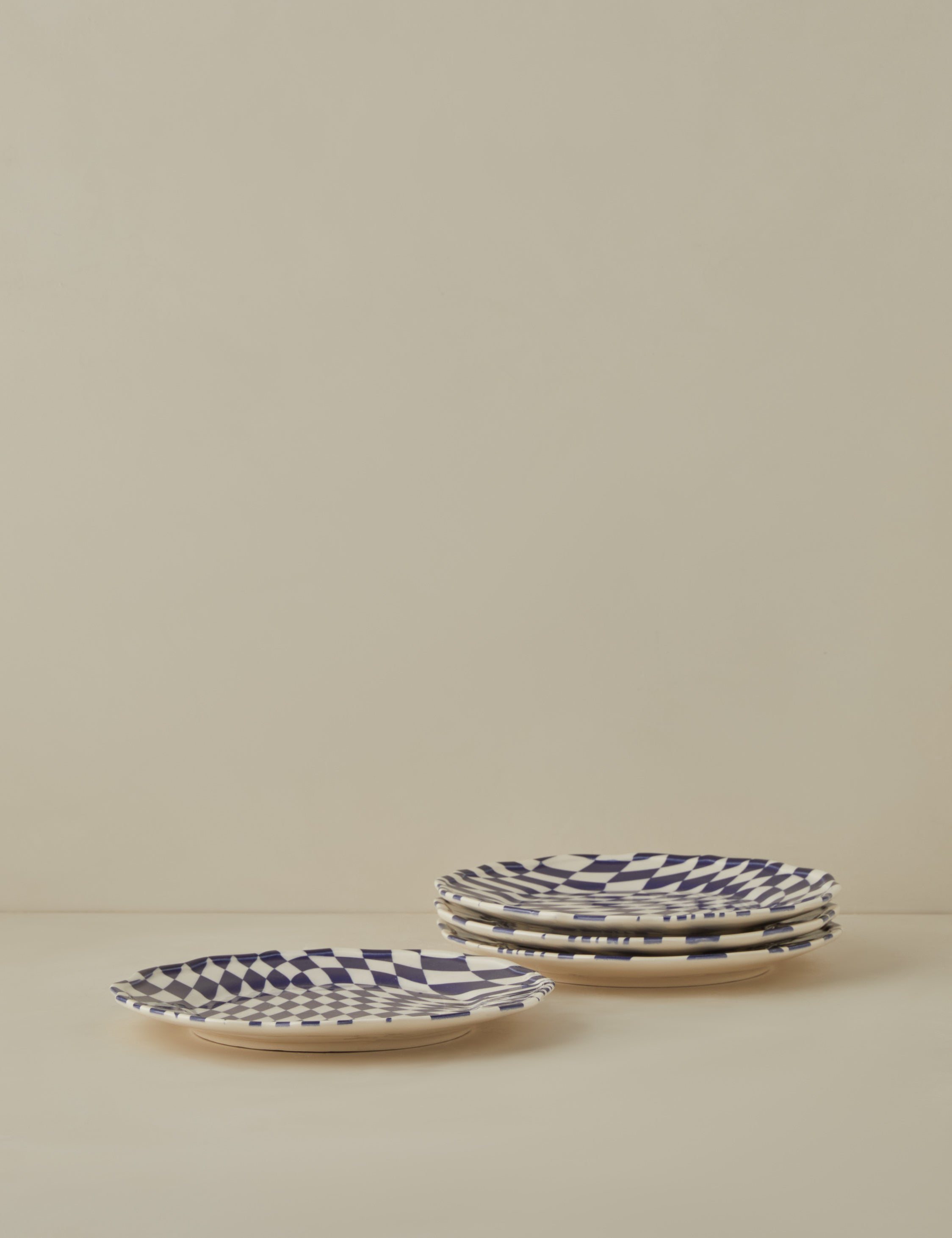 Mafalda Stoneware Dinnerware by Maison Madison - Dessert Plates -Set of 4