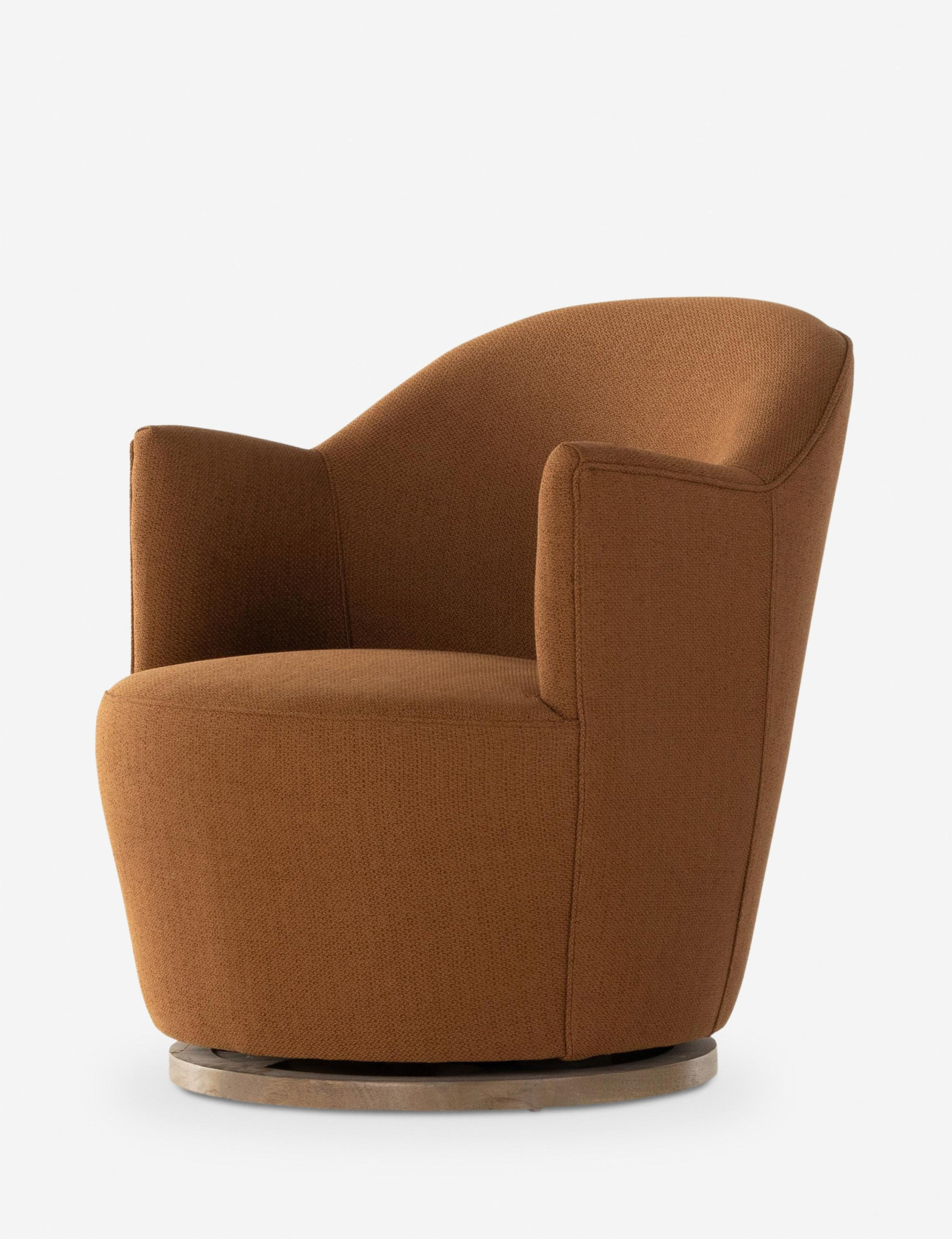Margie Swivel Chair - Auburn