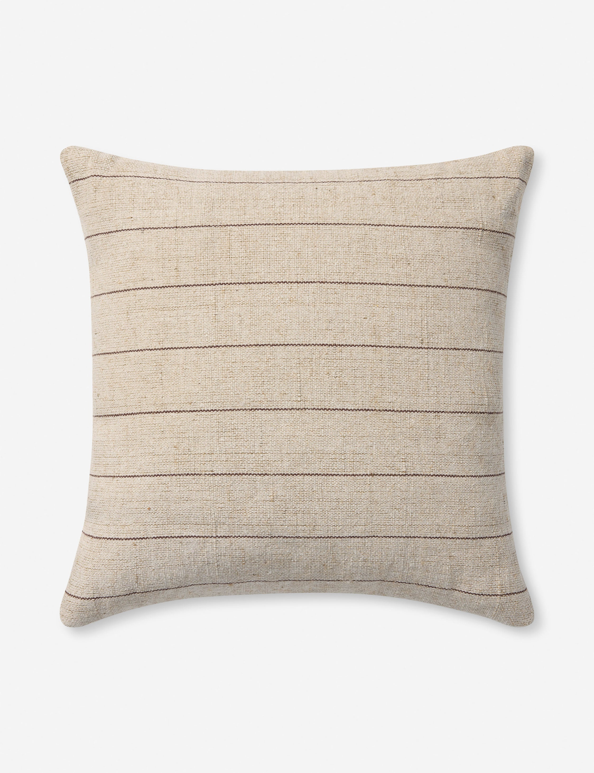 Stockton Pillow by Amber Lewis x Loloi - Sand / 22" x 22" / Down