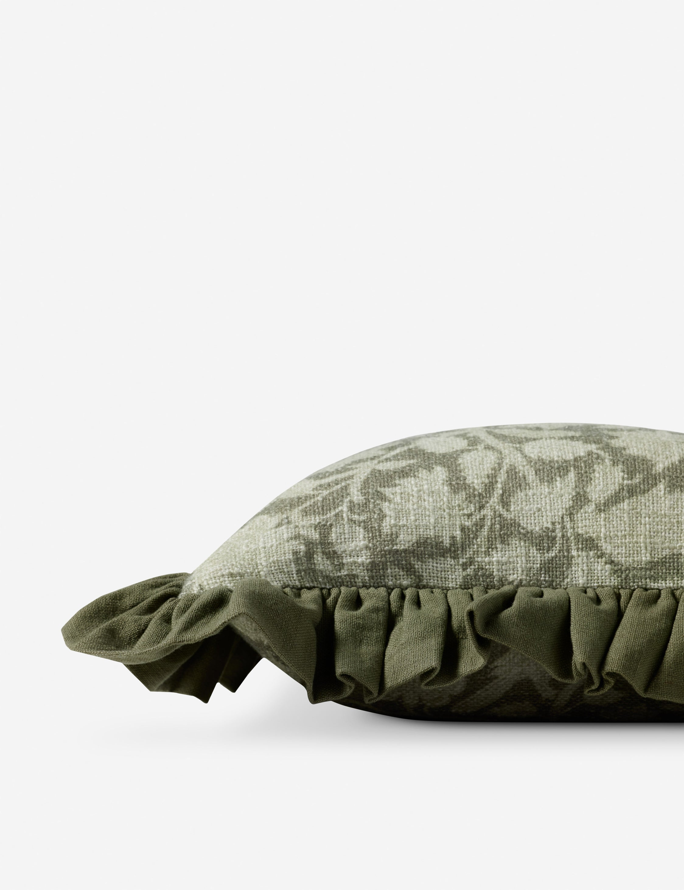 Kathleen Pillow by Chris Loves Julia x Loloi - Green / 18" x 18" / Polyester