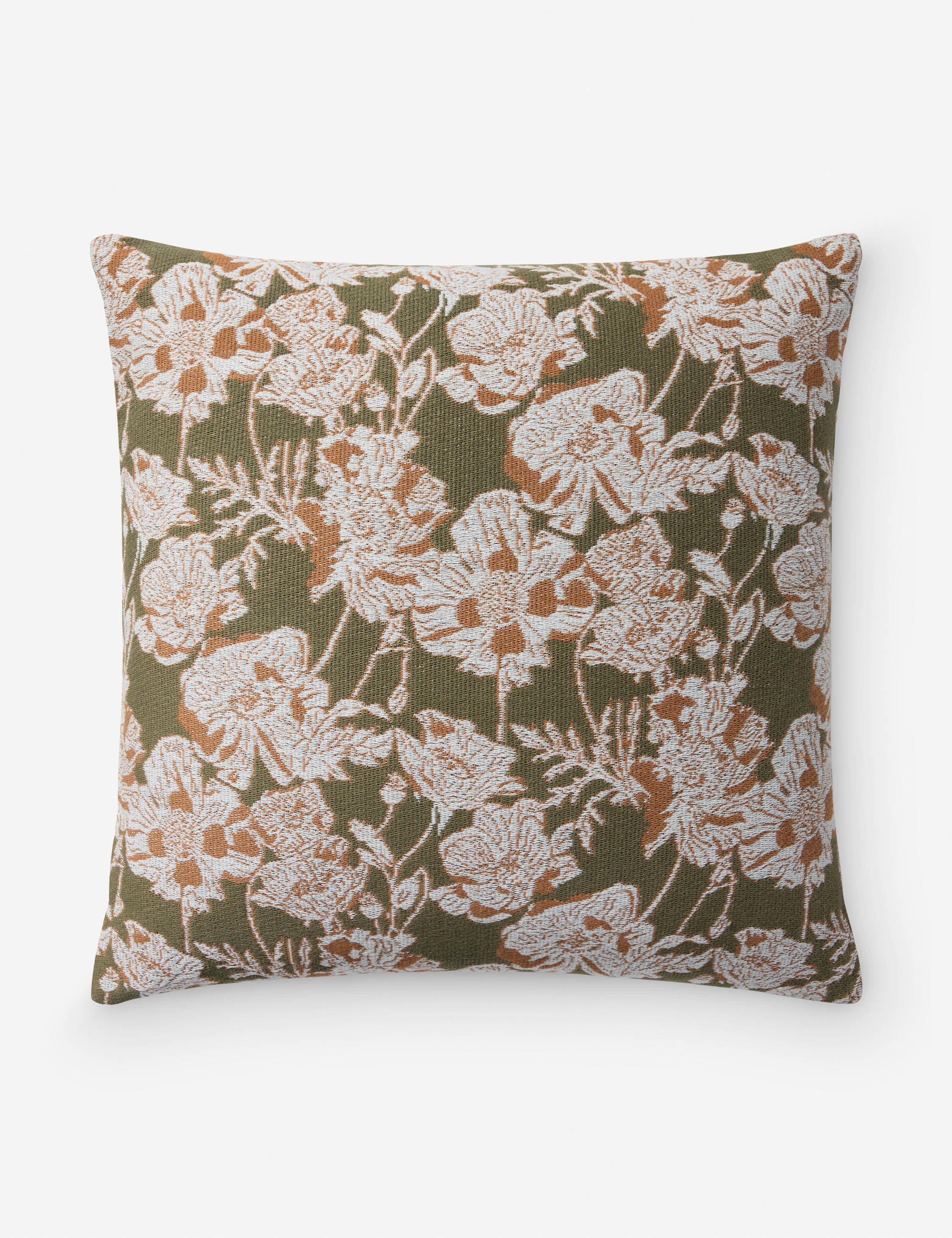 Matilda Pillow x Chris Loves Julia x Loloi - Olive and Orange