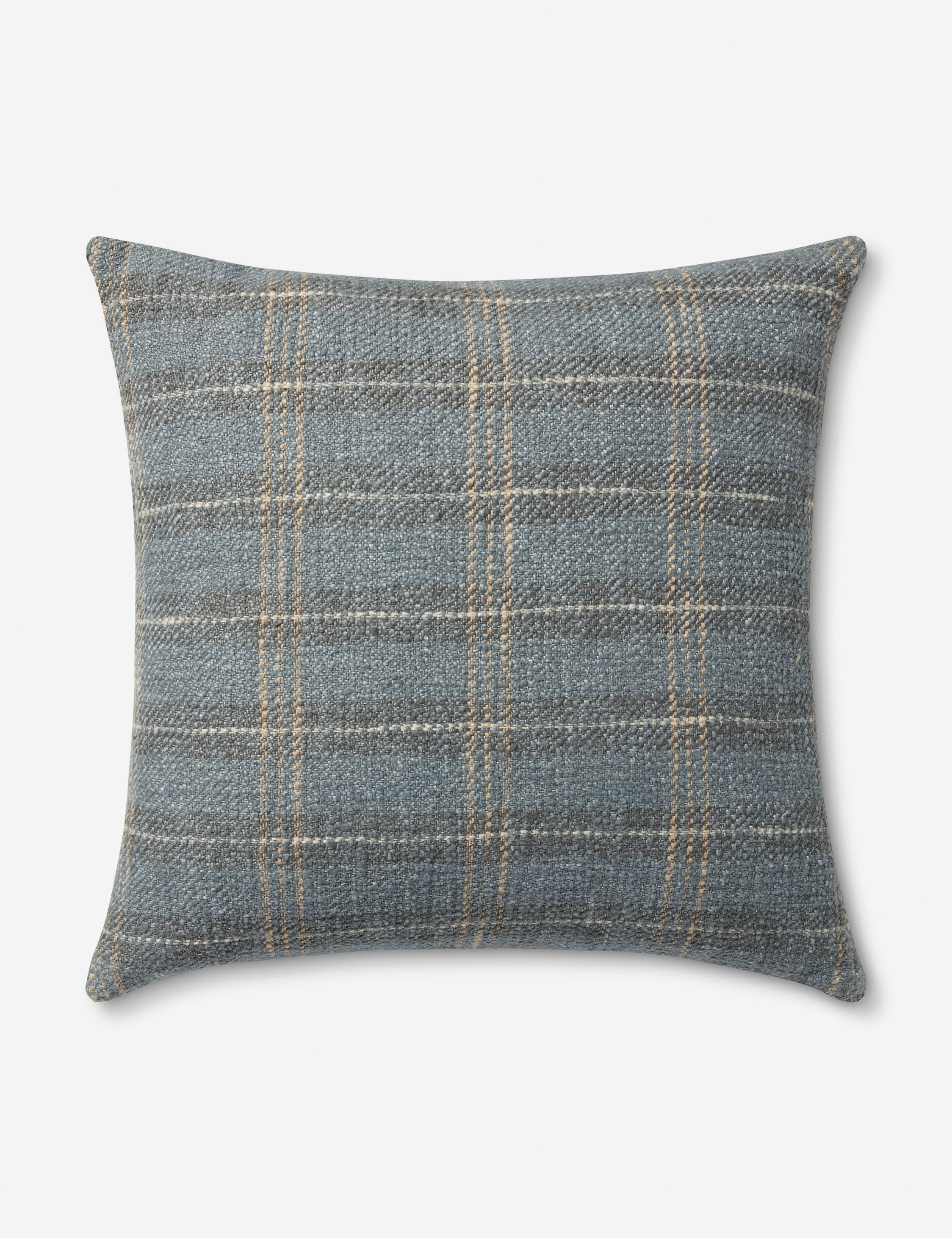 Stockton Pillow by Amber Lewis x Loloi - Blue / 18" x 18" / Polyester