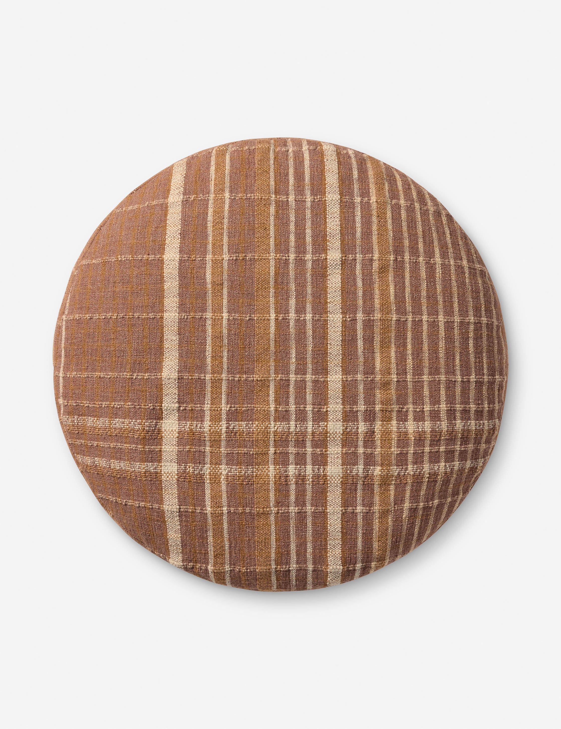 Wallace Pouf by Chris Loves Julia x Loloi - Clay