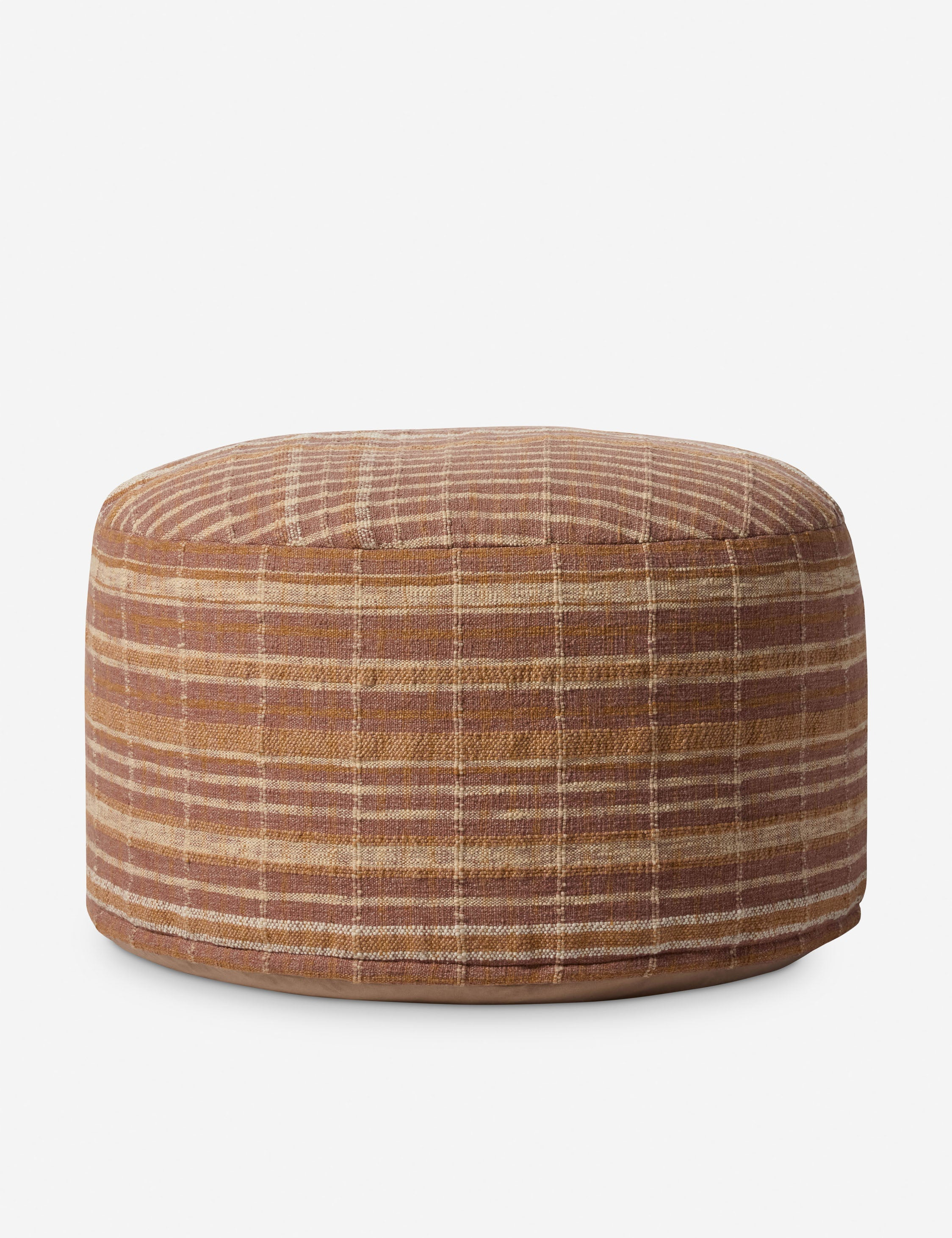 Wallace Pouf by Chris Loves Julia x Loloi - Clay