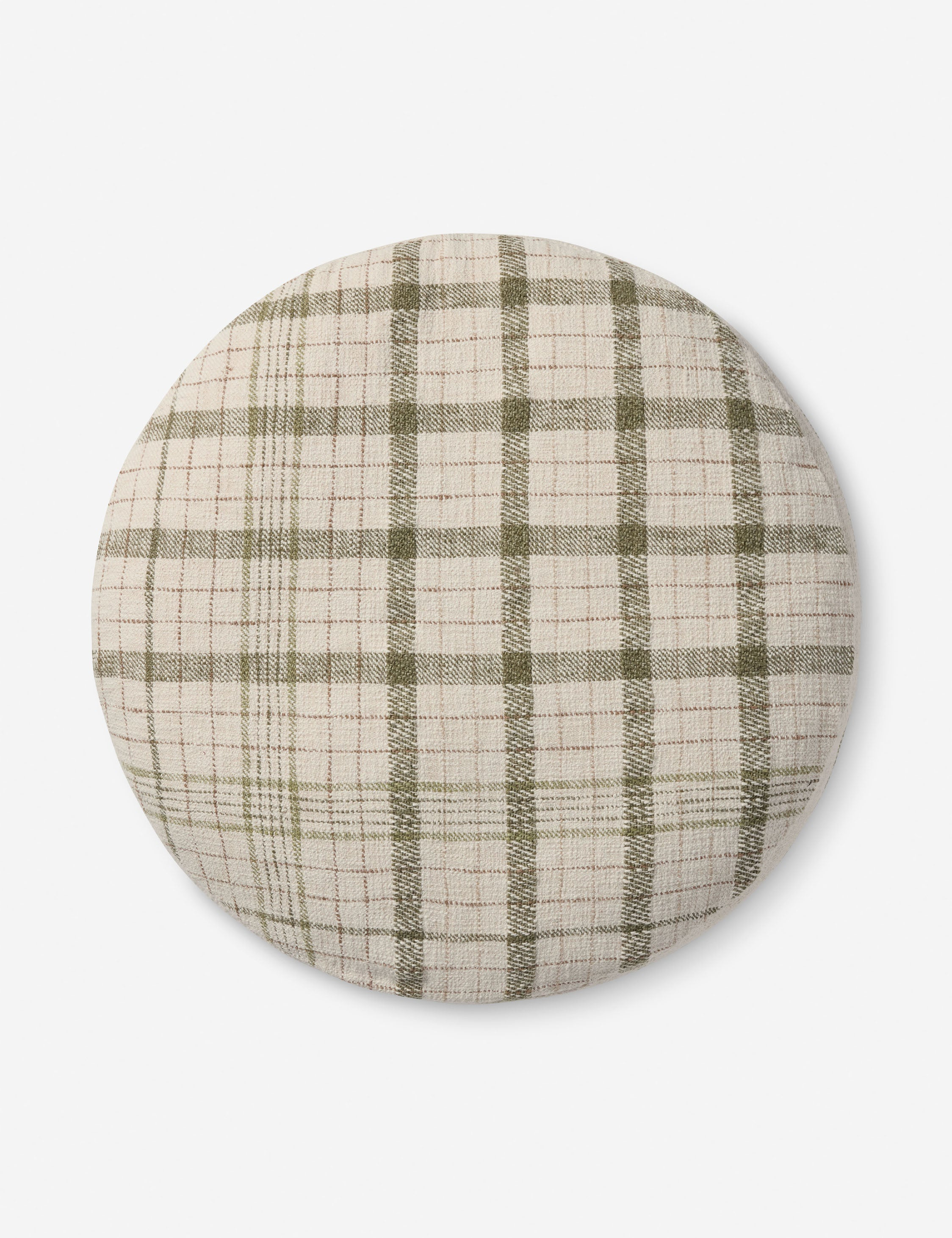 Wallace Pouf by Chris Loves Julia x Loloi - Cream
